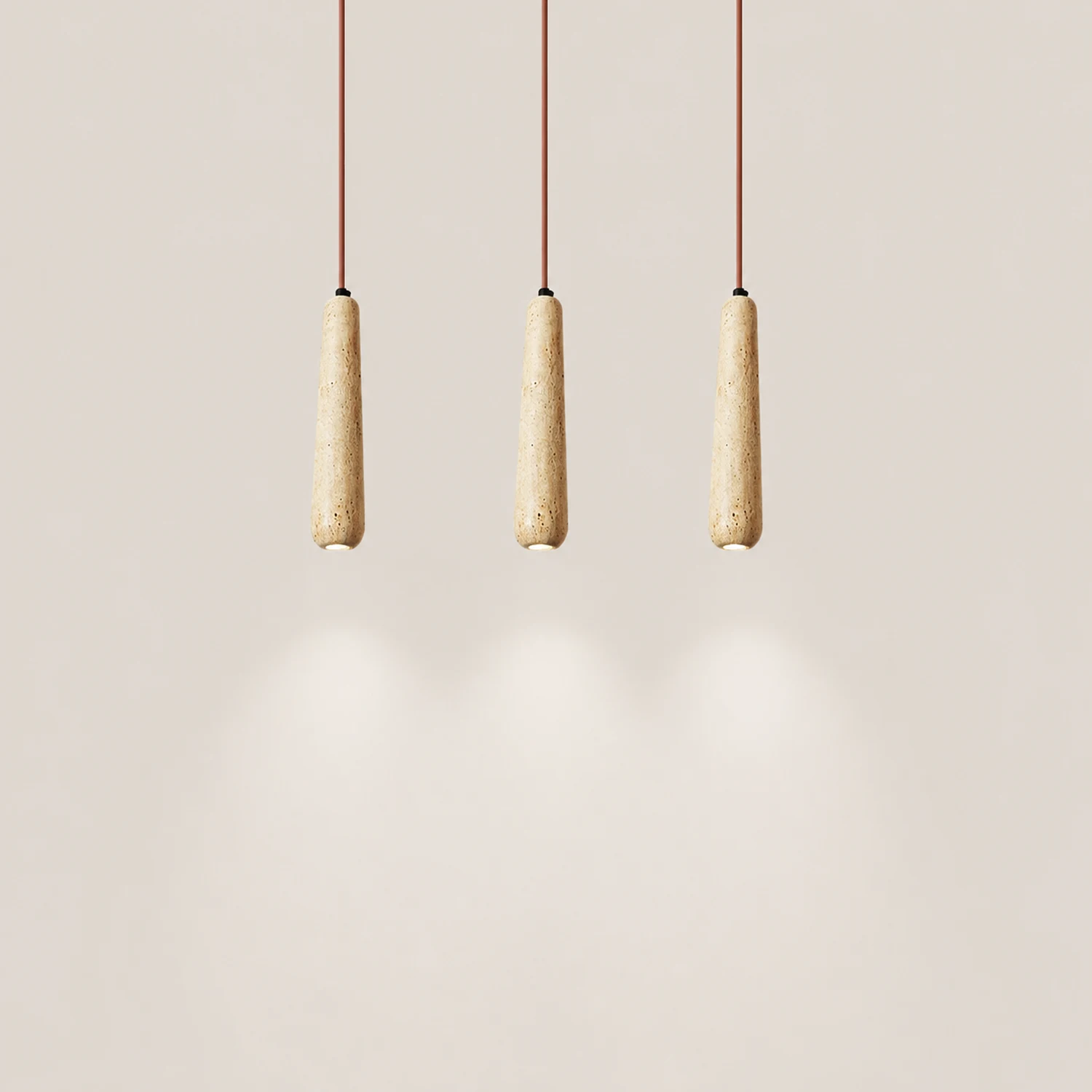 Ozawa Minimalist Wooden Pendant Light, Natural Wood Color - Lumpaz