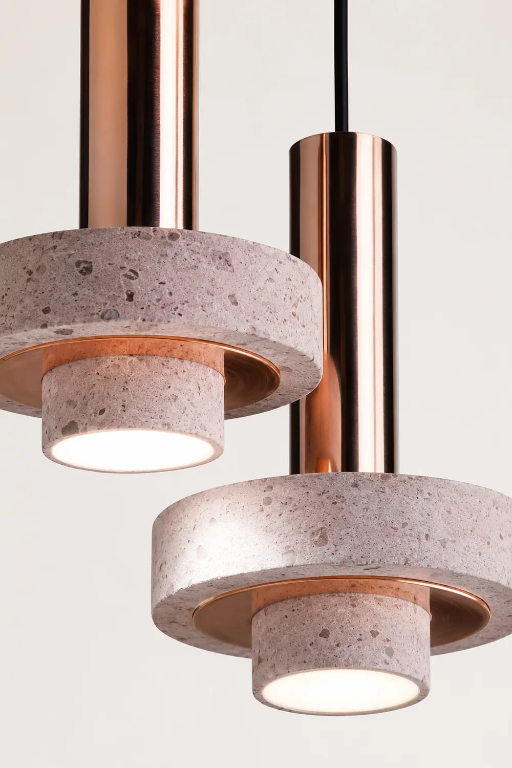 Zaid Modern LED Art Deco Colorful Pendant Light, Terrazzo - Lumpaz