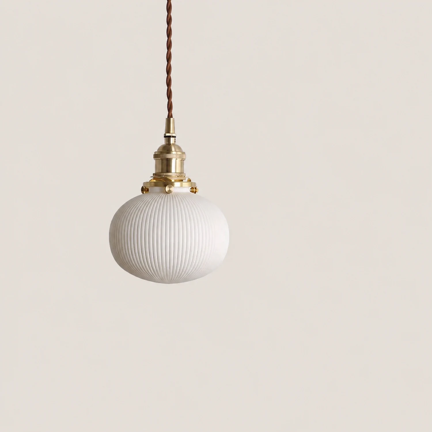 Valentina Nordic Simple Ceramics Pendant Light, 3 Style - Lumpaz