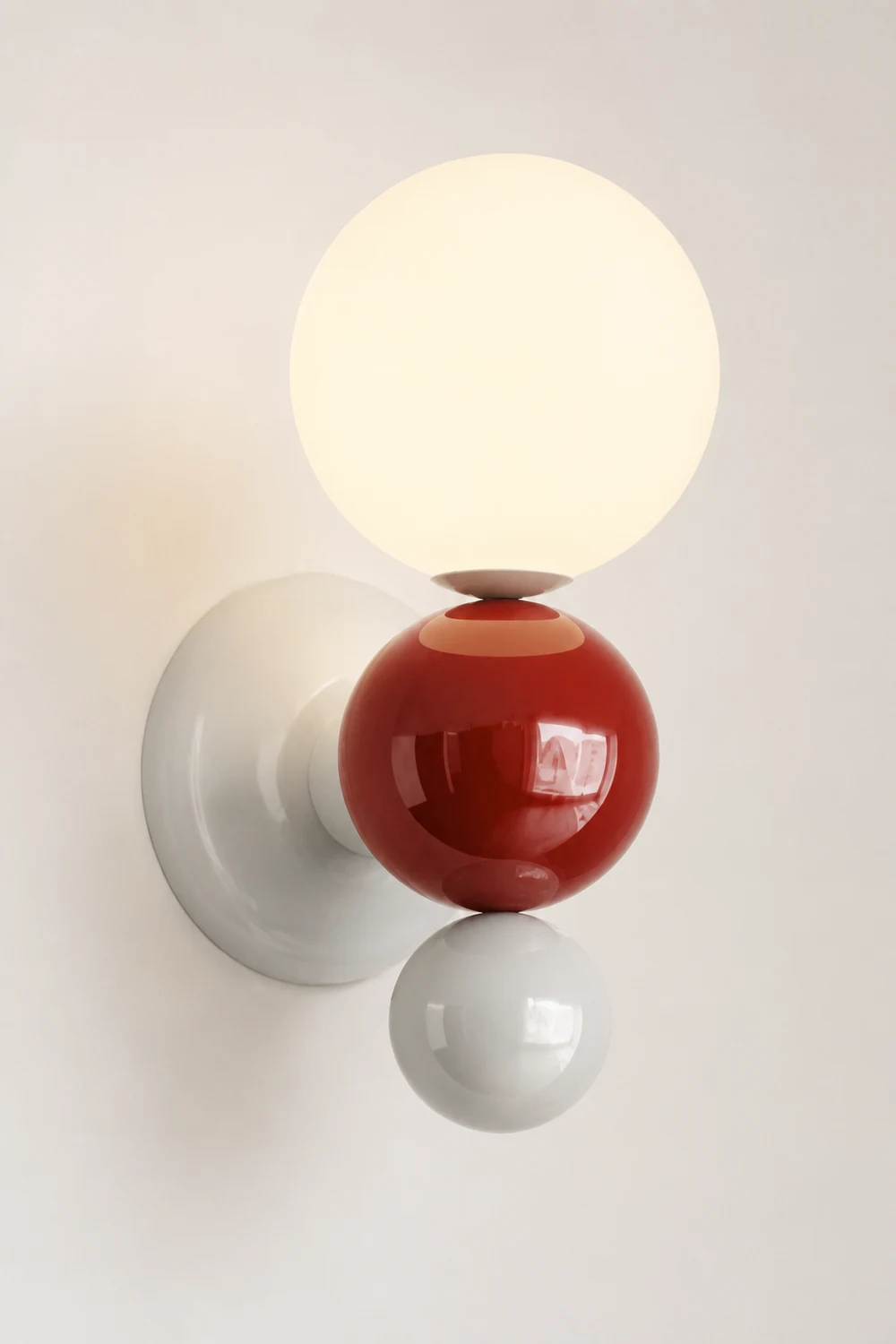 Valentina Modern LED Wall Lamp White Metal Bedroom Living Room - Lumpaz