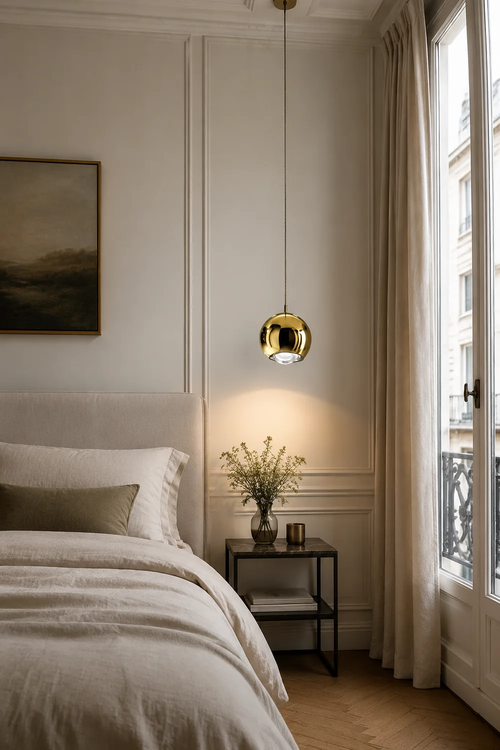 Valentina Modern Metal Ball Pendant Light, Silver/Gold - Lumpaz