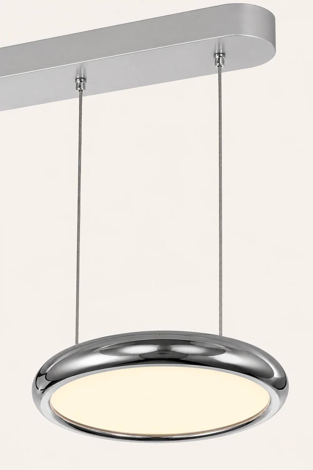 Welsh Minimalist Circular Metal Pendant Light,Silver/Gold/Rose Gold - Lumpaz
