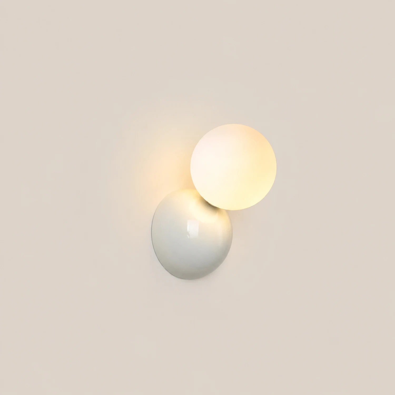 Valentina Modern LED Wall Lamp Black White Metal Living Room - Lumpaz