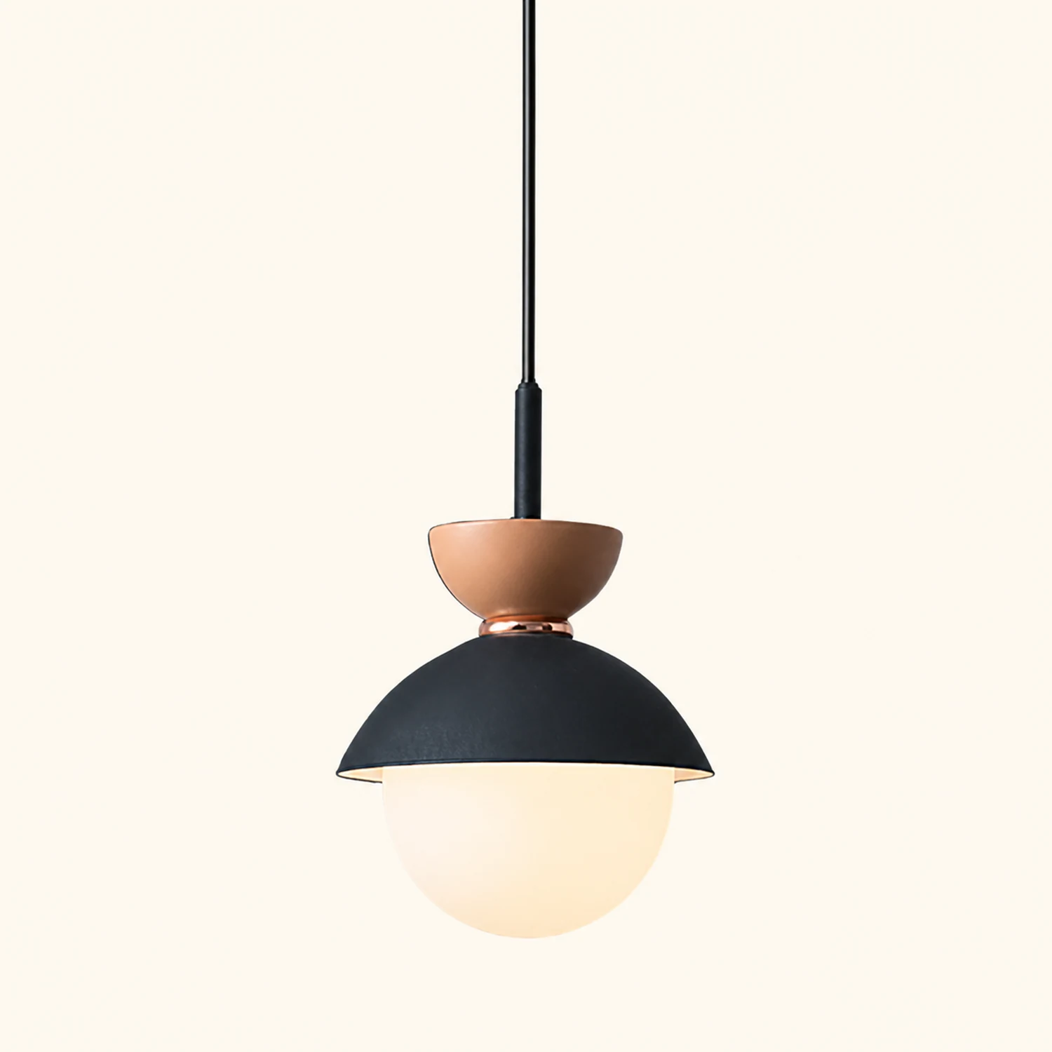 Morandi Nordic Minimalist Globe Pendant Light, Pink/Gray/Light Blue/Navy - Lumpaz