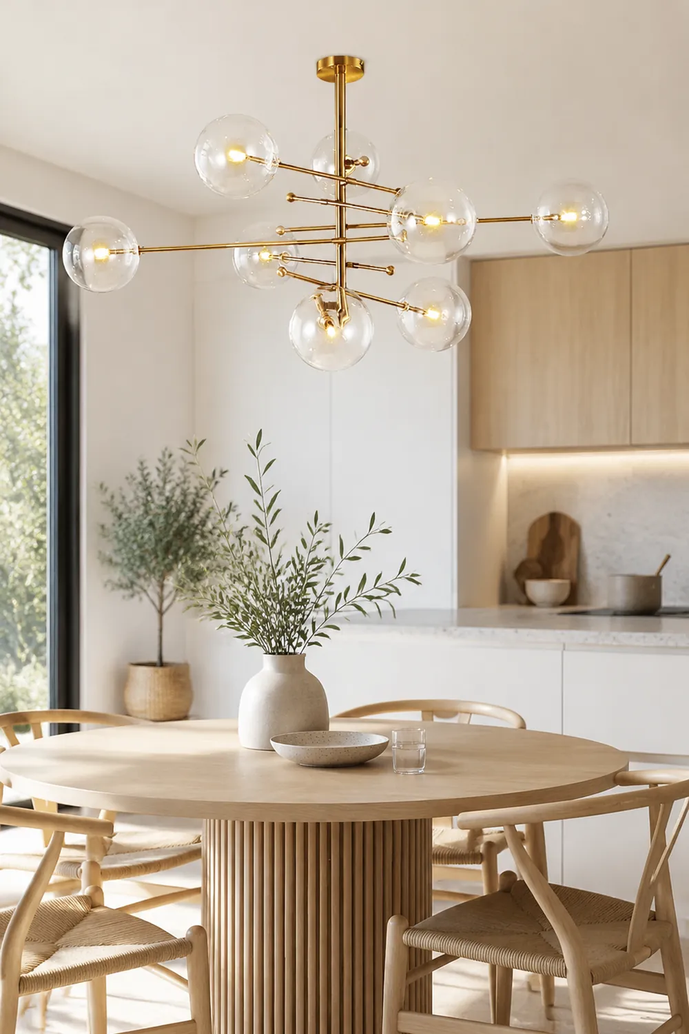 Valentina Modern Bubble  Pendant Light, Gold - Lumpaz