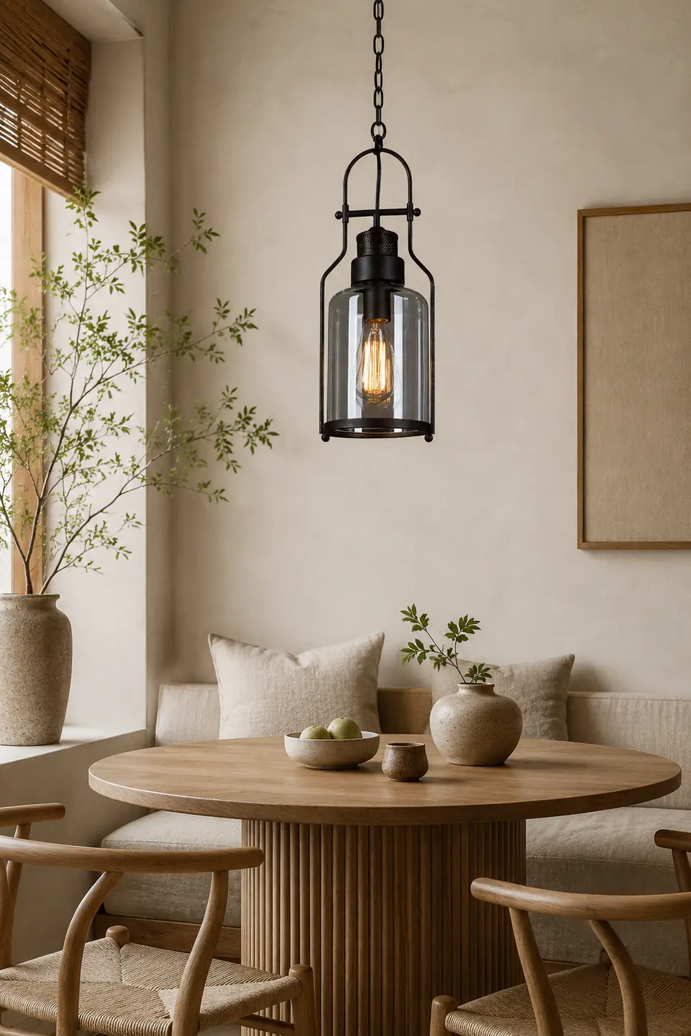 Austin Vintage Industrial Pendant Light, Black/Rust - Lumpaz