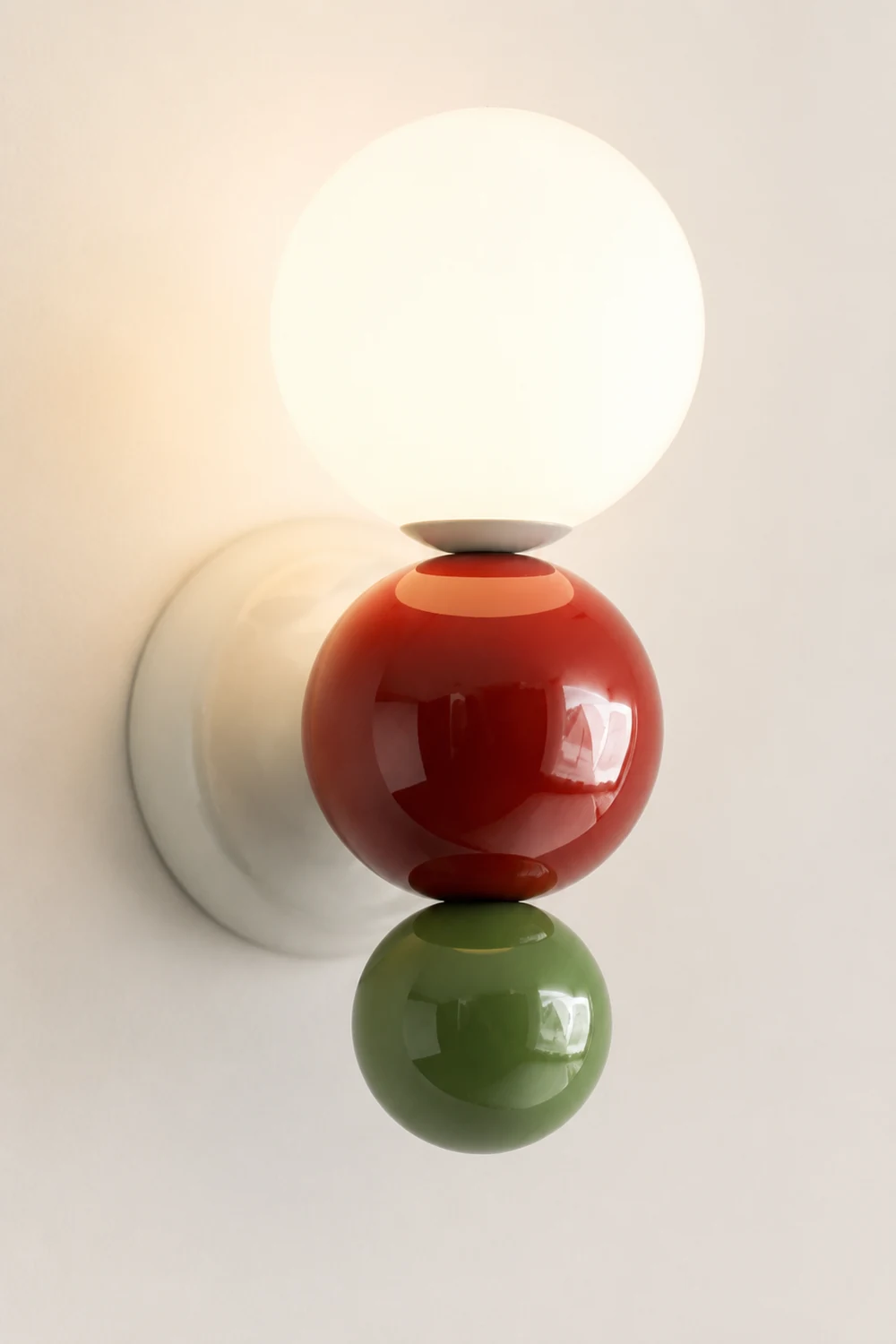 Valentina Modern LED Wall Lamp White Metal Bedroom Living Room - Lumpaz