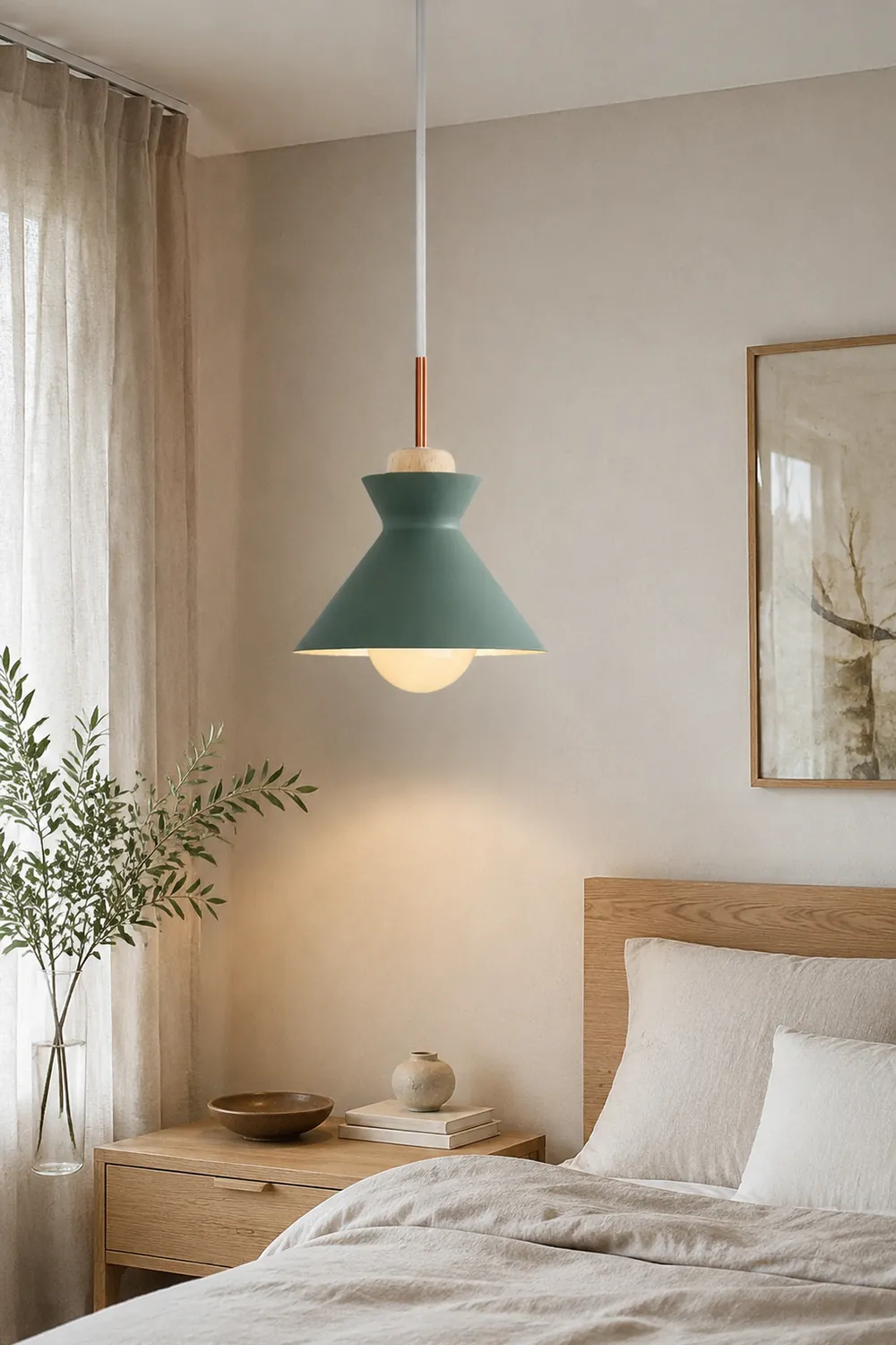 Morandi Geometric Colorful Pendant Light, Metal, Kitchen Island - Lumpaz