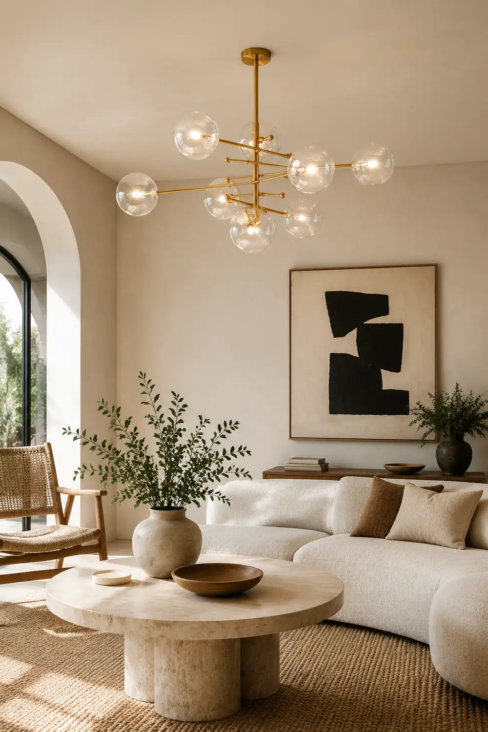 Valentina Modern Bubble  Pendant Light, Gold - Lumpaz