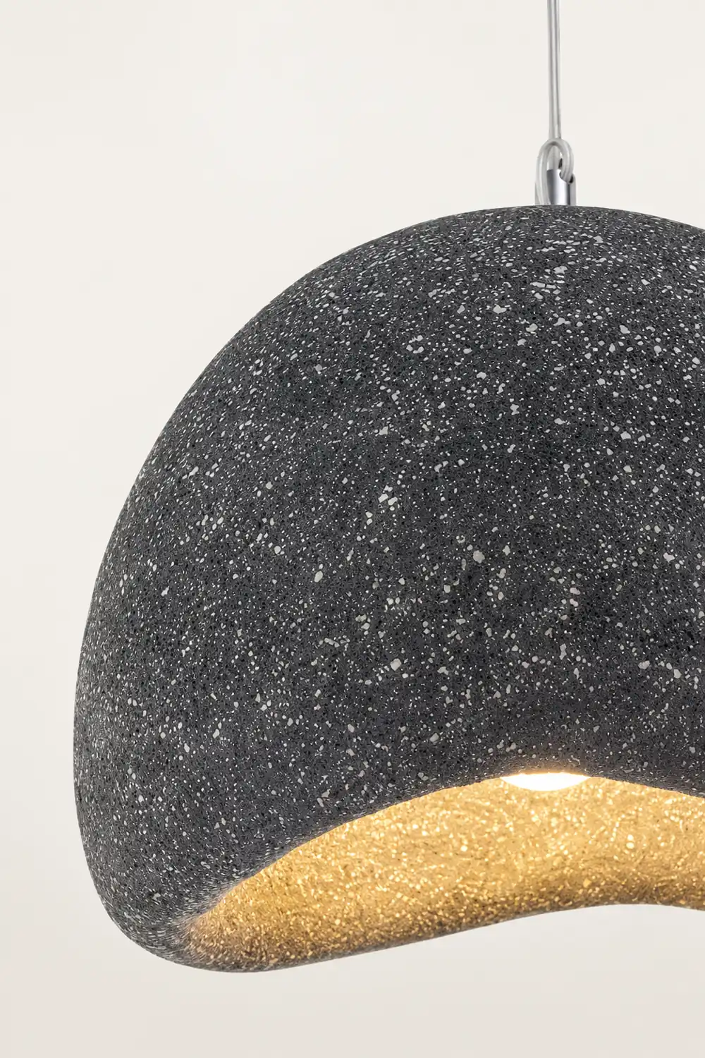 Byers Wabi Sabi Bread Shape Resin Pendant Light,  2 Color - Lumpaz