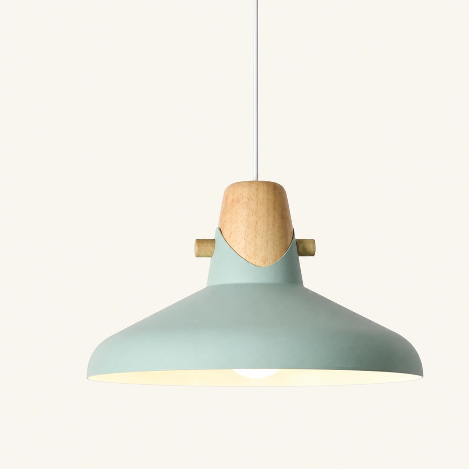 Morandi Nordic Dome Metal Pendant Light, Bule/Green/Pink - Lumpaz