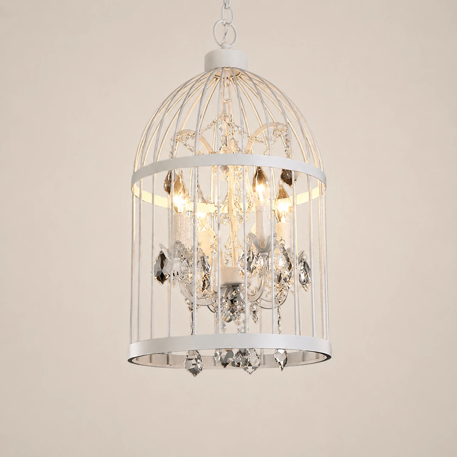 Cooley Designer Industrial Vintage Birdcage Pendant Light - Lumpaz