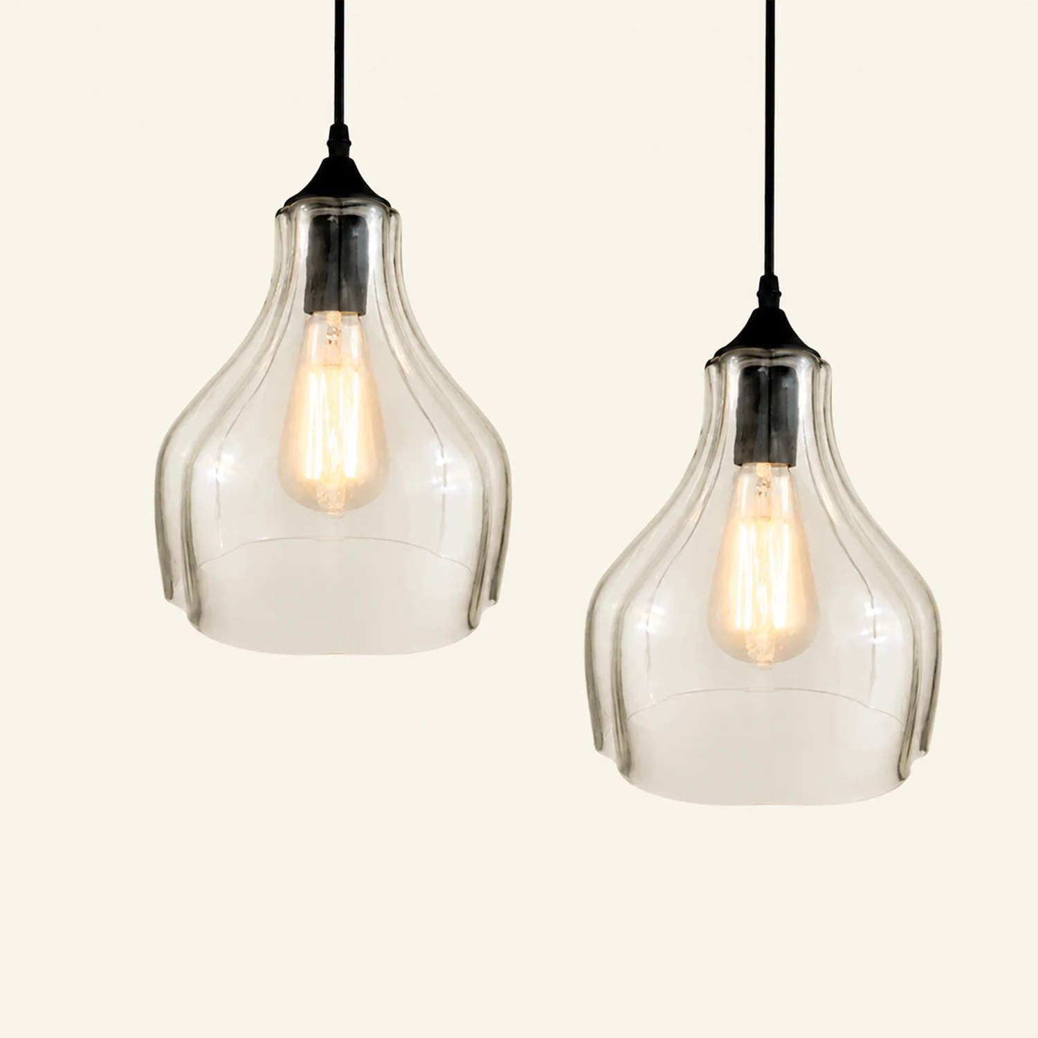 Morandi Contemporary Pendant Light, Clear/Yellow/Green - Lumpaz