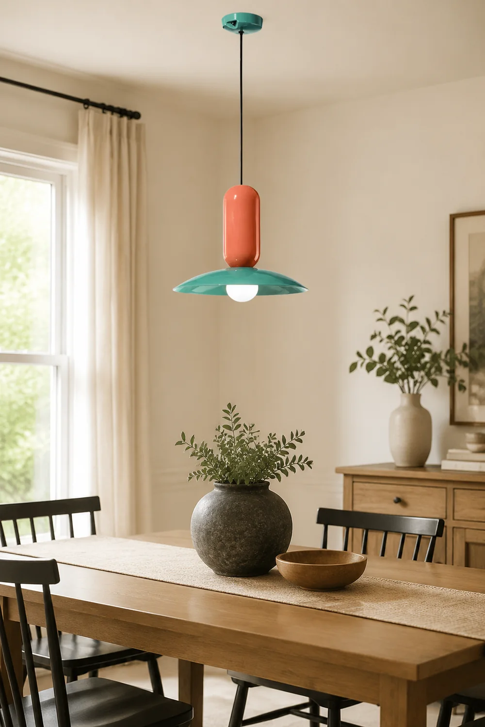 Morandi Nordic Creative Colorful Pendant Light, Metal - Lumpaz