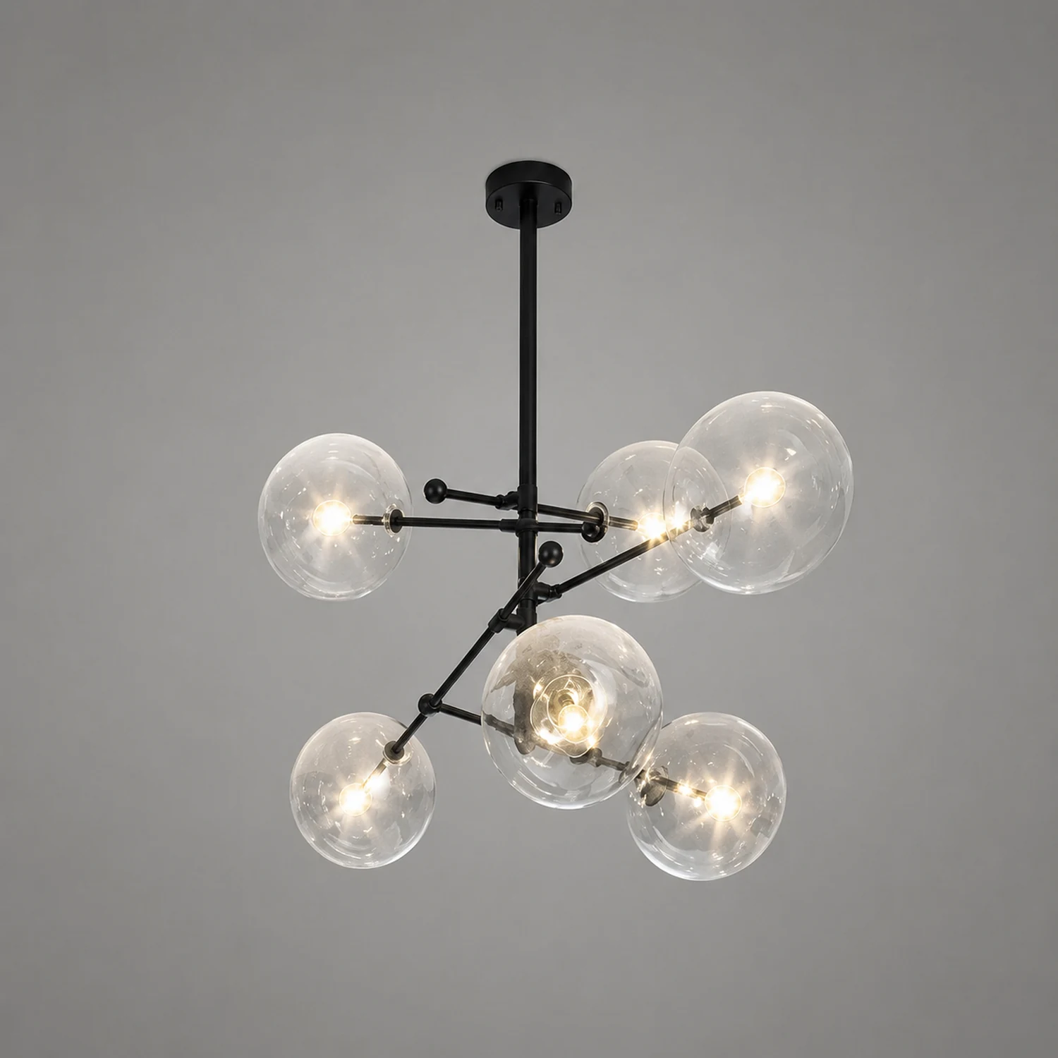 Valentina Modern Bubble  Pendant Light, Gold - Lumpaz