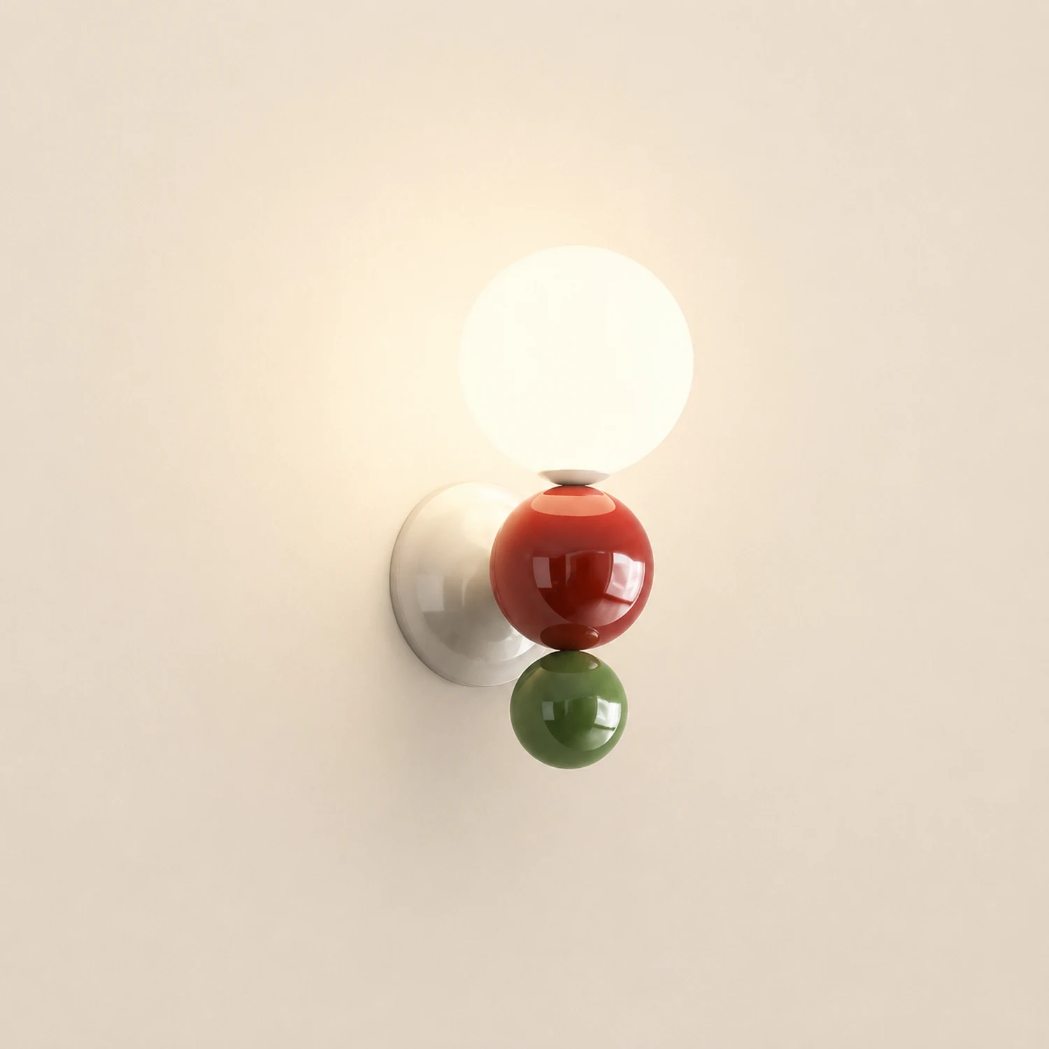 Valentina Modern LED Wall Lamp White Metal Bedroom Living Room - Lumpaz