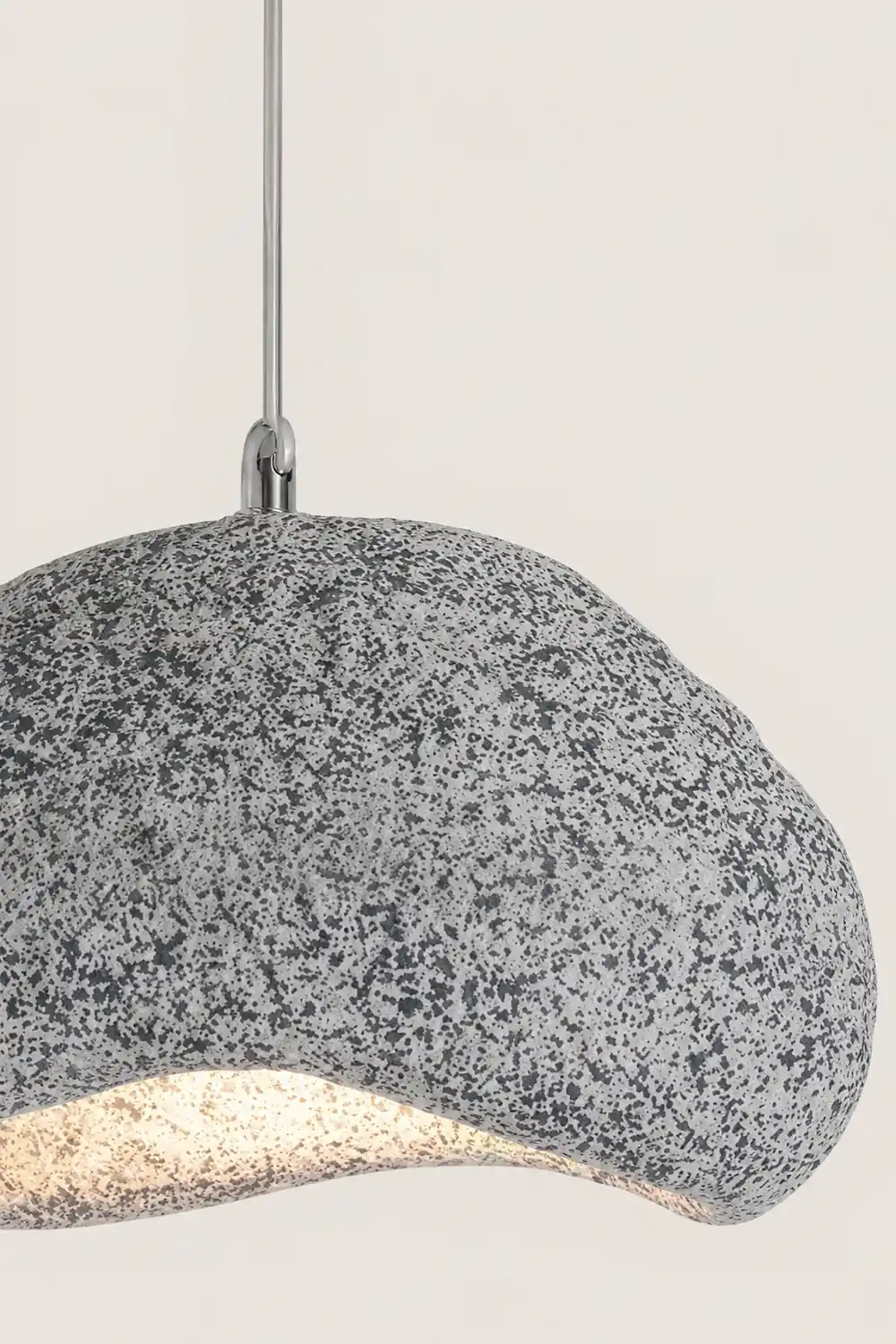 Byers Wabi Sabi Bread Shape Resin Pendant Light, 2 Color - Lumpaz