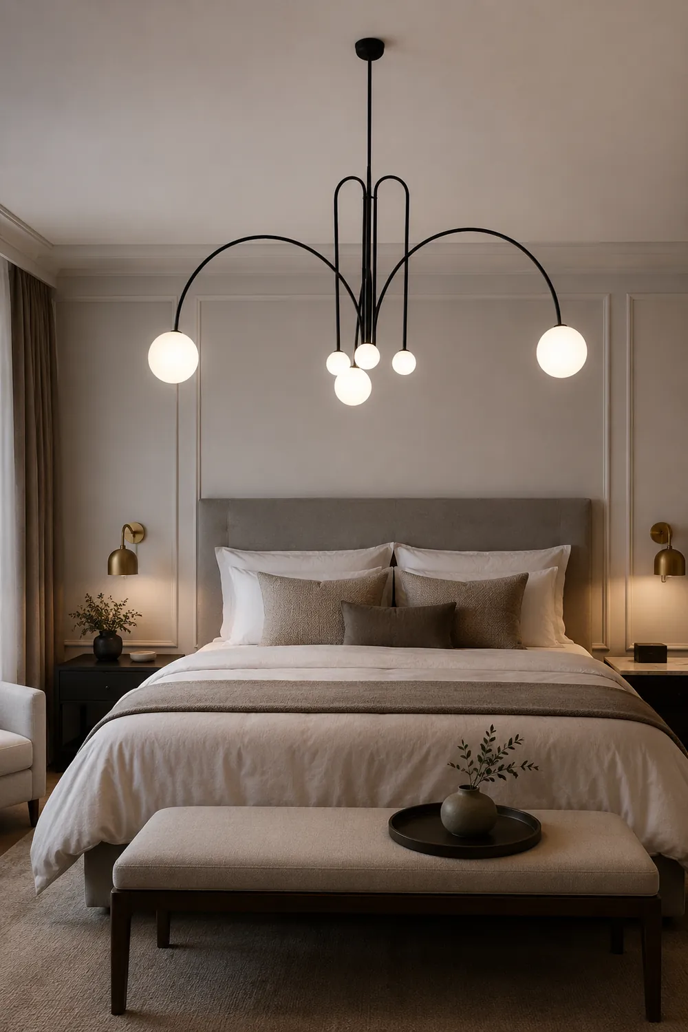 Avi Double Layer White Glass Pendant Light - Lumpaz