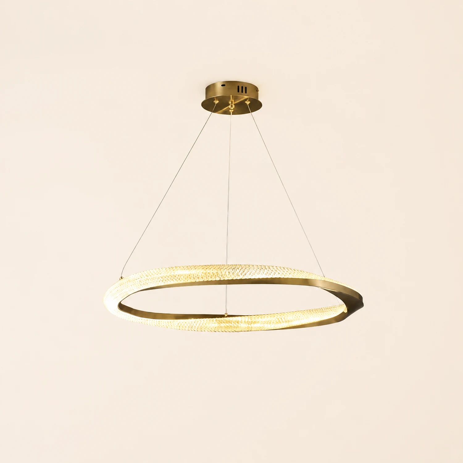 Kirsten Pendant Light, Aluminium & Arcylic, 1/2 Rings, 2 Color - Lumpaz