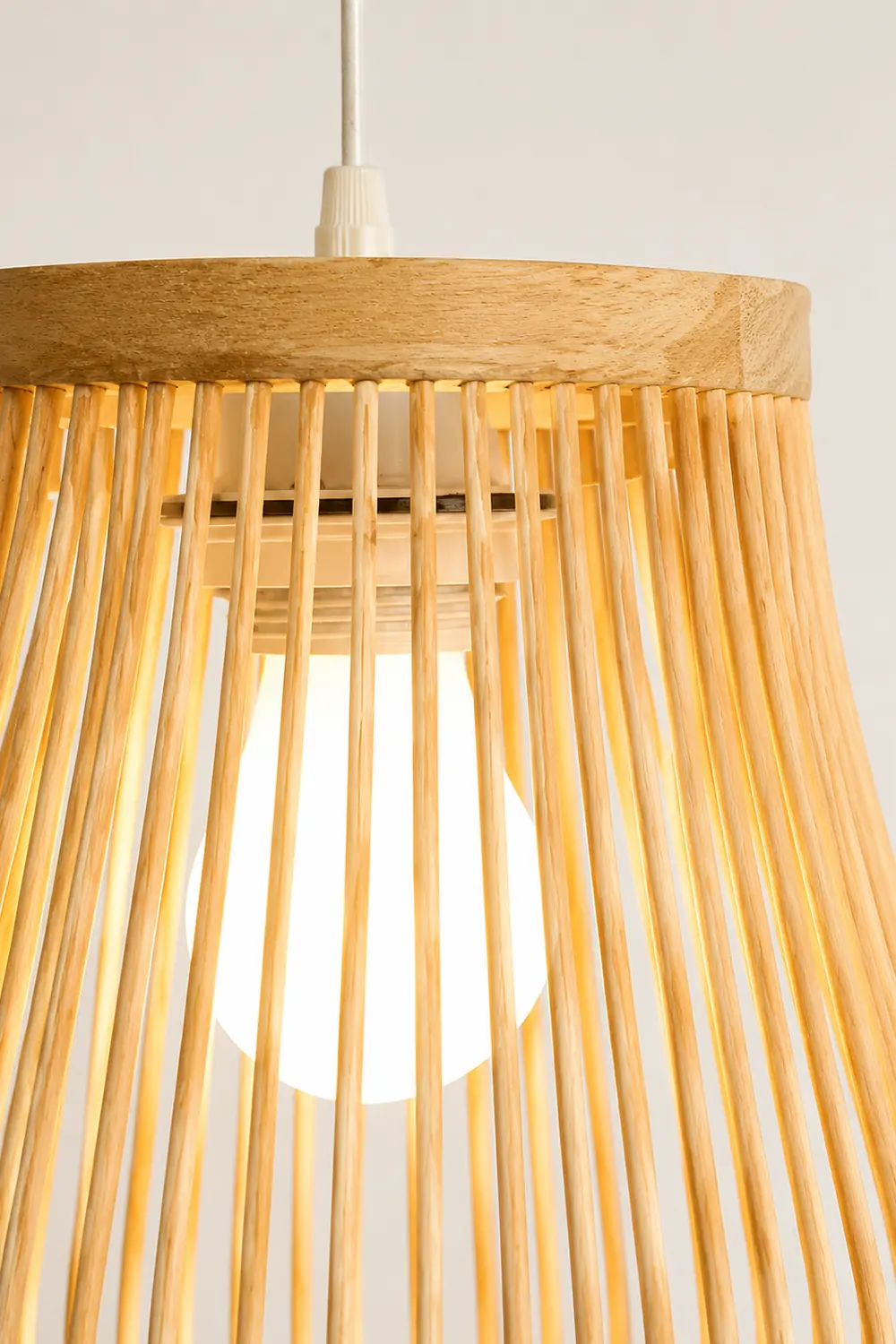 Muto Designer Handmade Weave Bamboo Pendant Light - Lumpaz