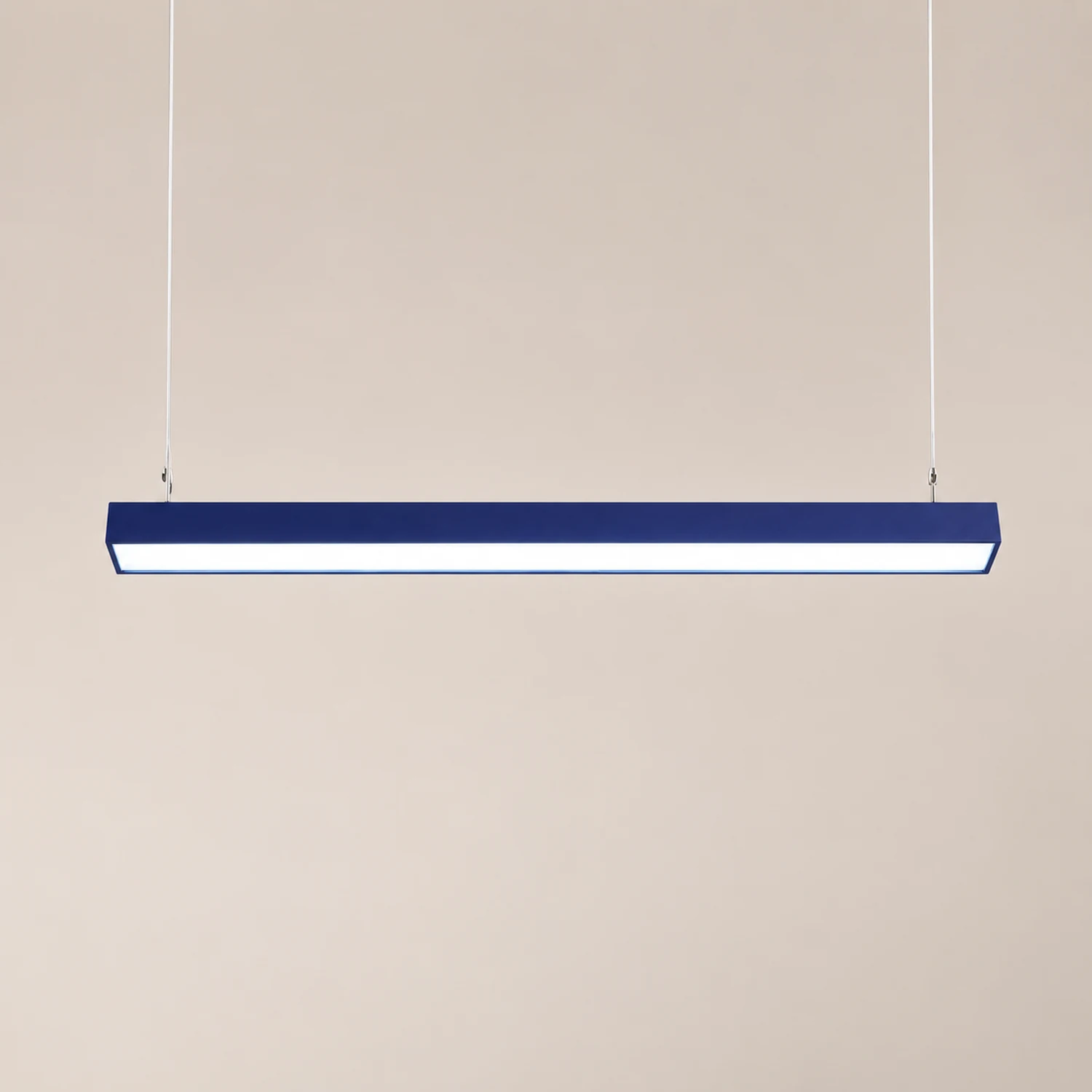 Edge Office Linear Minimalist Rectangular Pendant Light - Lumpaz