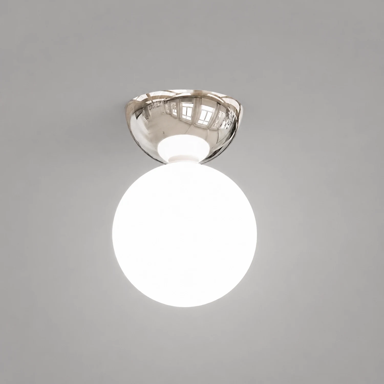 Valentina Vintage Cream Style Ceiling Light Red Chrome Green Bedroom - Lumpaz