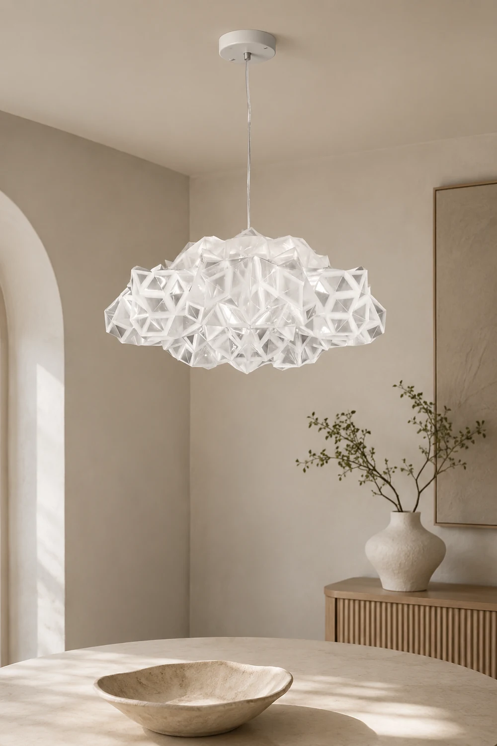 Bella Designer Modern Acrylic Pendant - Lumpaz