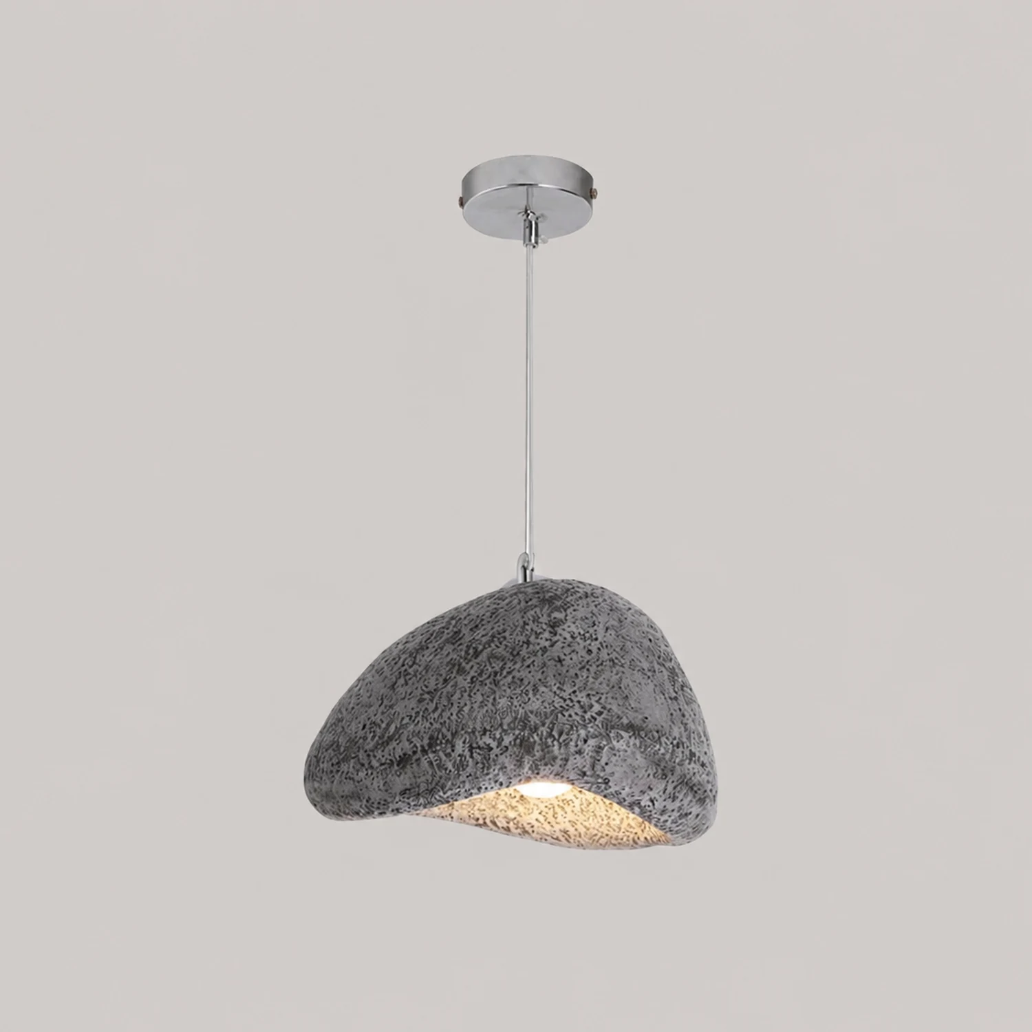 Byers Wabi Sabi Bread Shape Resin Pendant Light, Resin, 4 Color - Lumpaz