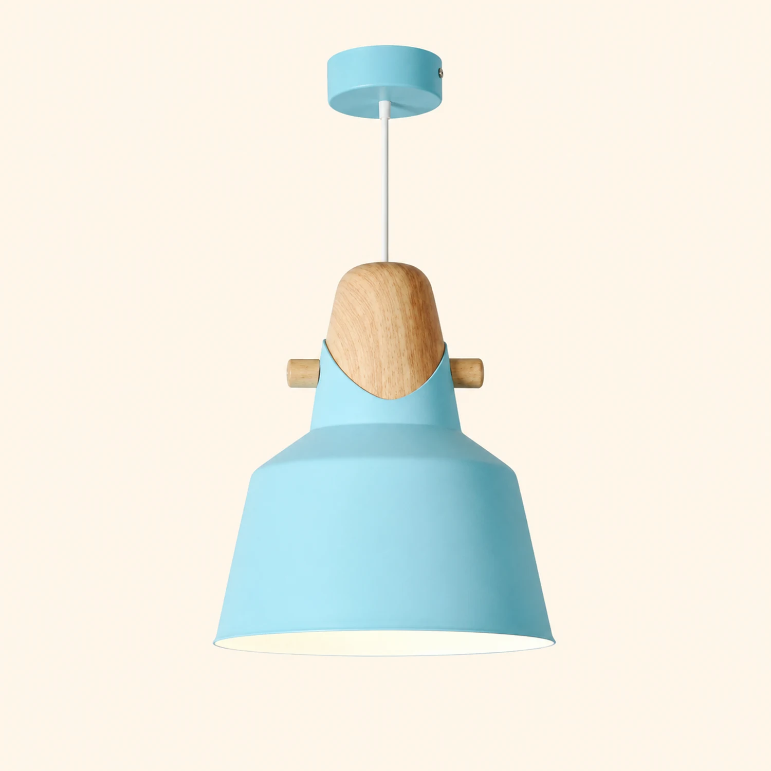Morandi Nordic Dome Metal Pendant Light, Bule/Green/Pink - Lumpaz