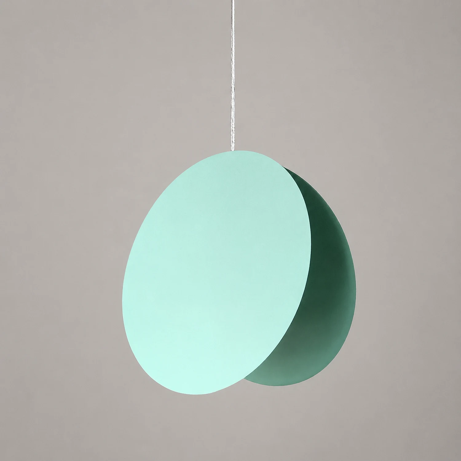 Morandi Round Pendant Light, Metal, 6 Color, 7.8″/11.8″ - Lumpaz