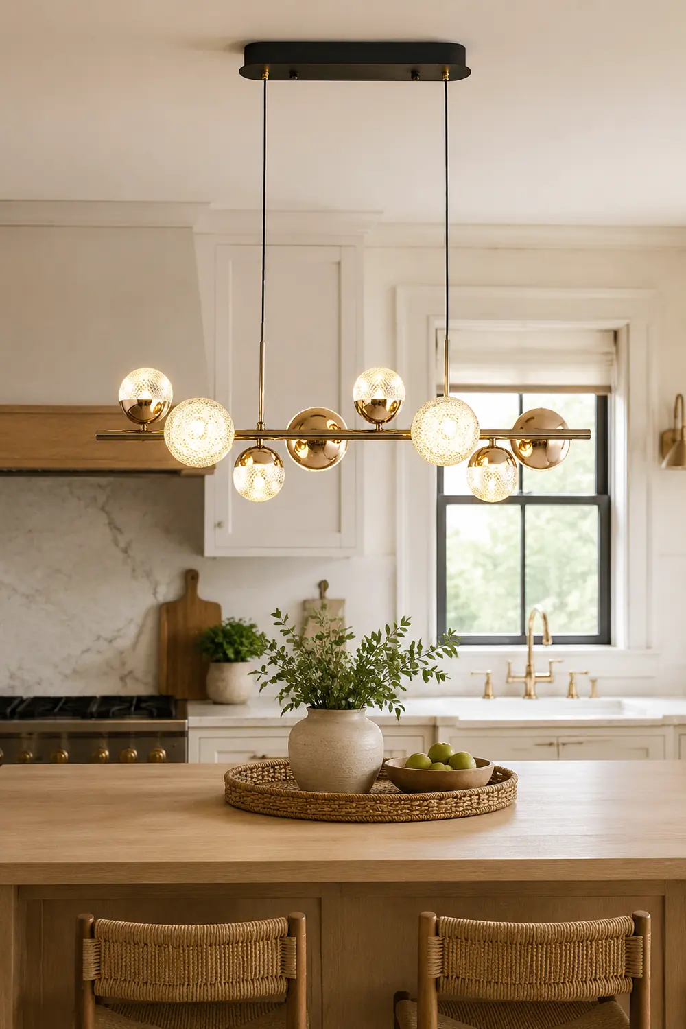 Valentina Glass Modern Bubbles Pendant Light - Lumpaz