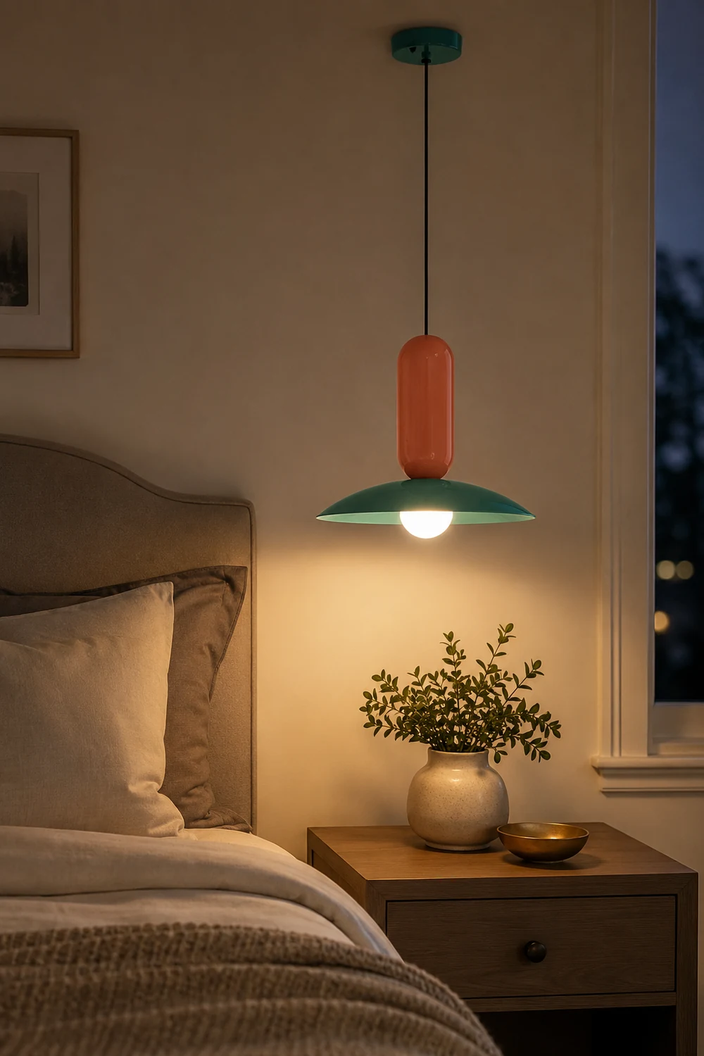 Morandi Nordic Creative Colorful Pendant Light, Metal - Lumpaz