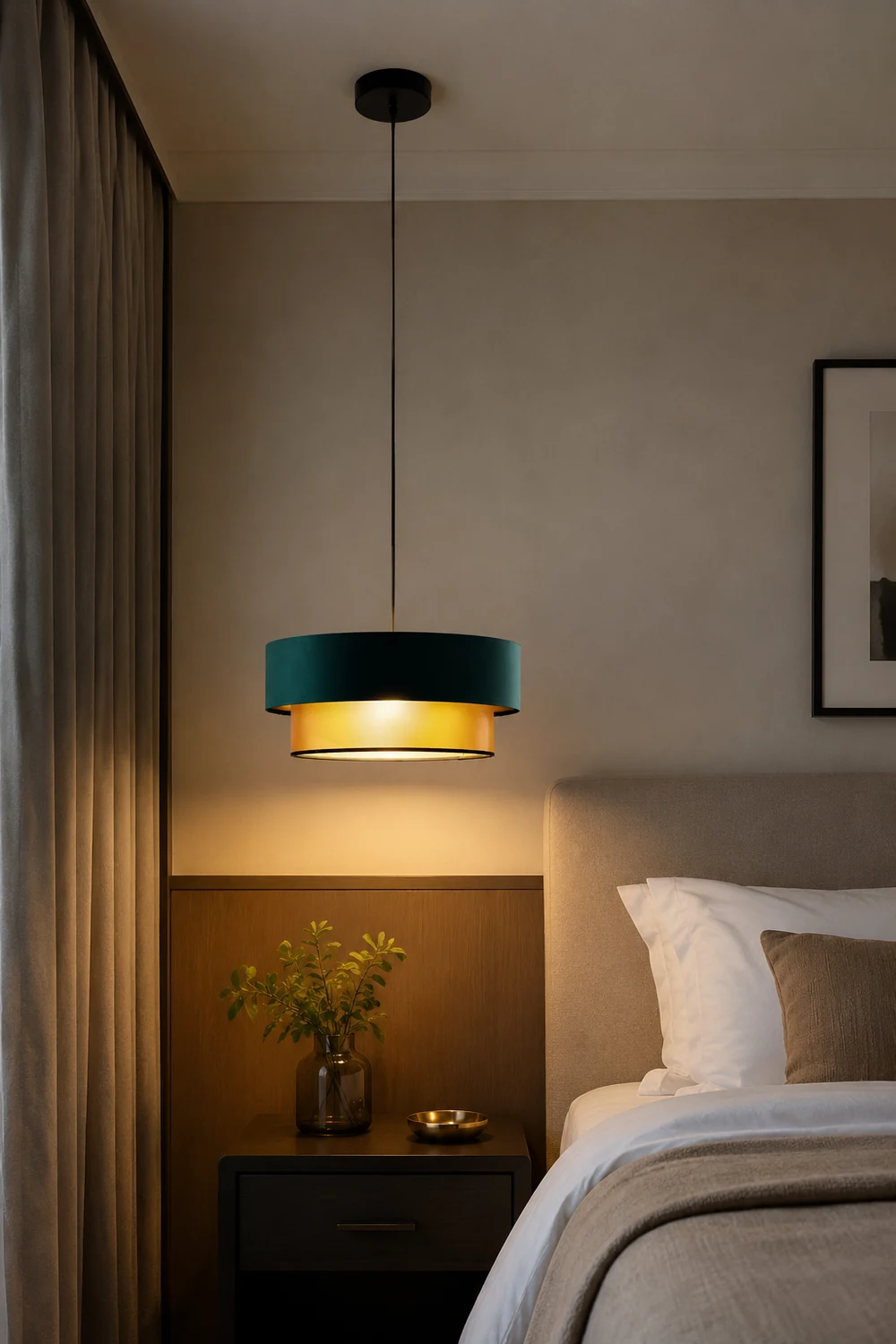 Morandi Double-layer Pendant Light Bedroom, Living Room - Lumpaz