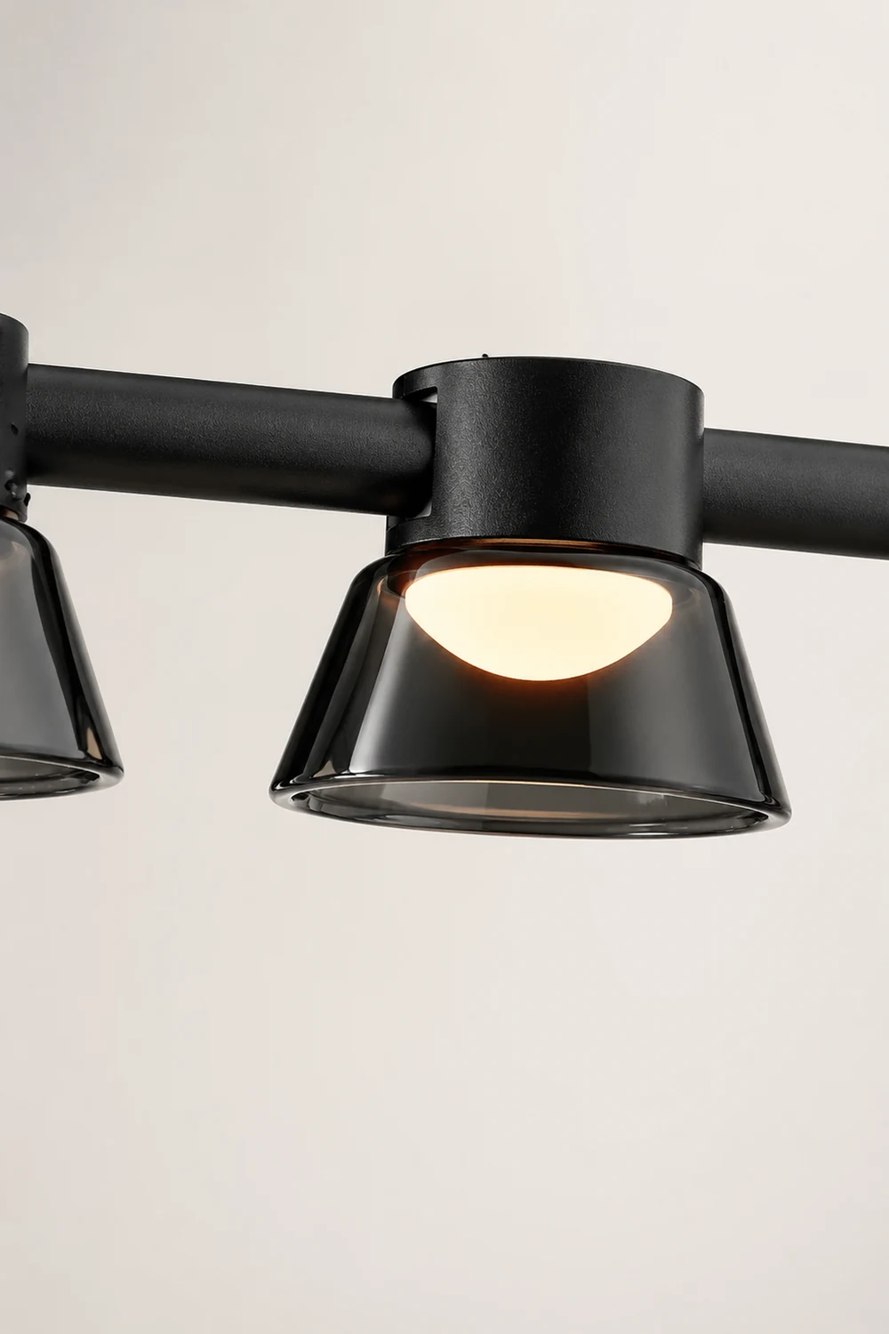 Evette Modern Linear Metal Pendant Light,Black - Lumpaz