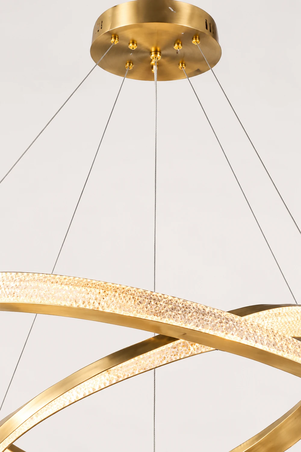 Kirsten Pendant Light, Aluminium & Arcylic, 1/2 Rings, 2 Color - Lumpaz