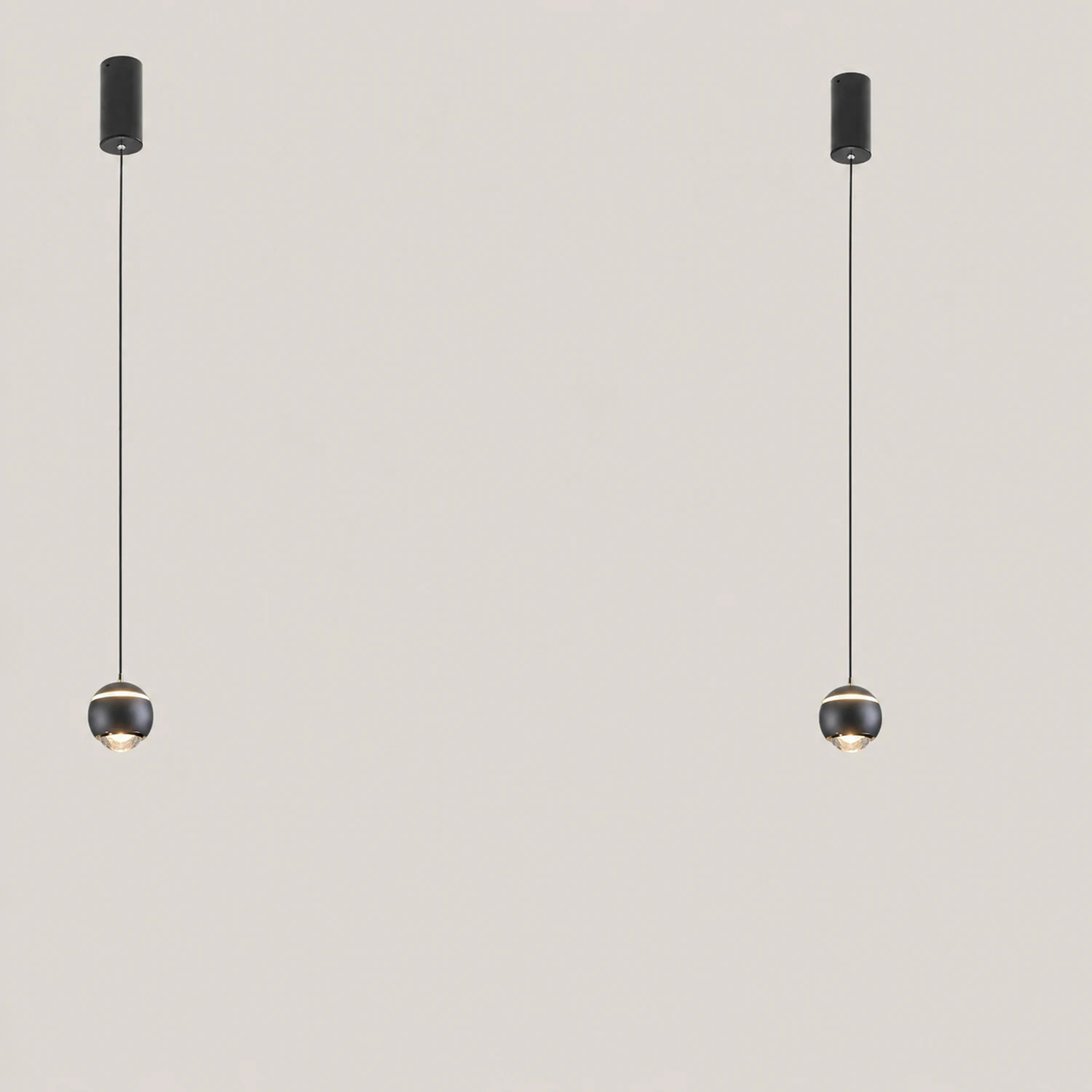 Valentina Modern Round LED Pendant Light, Kitchen Island - Lumpaz