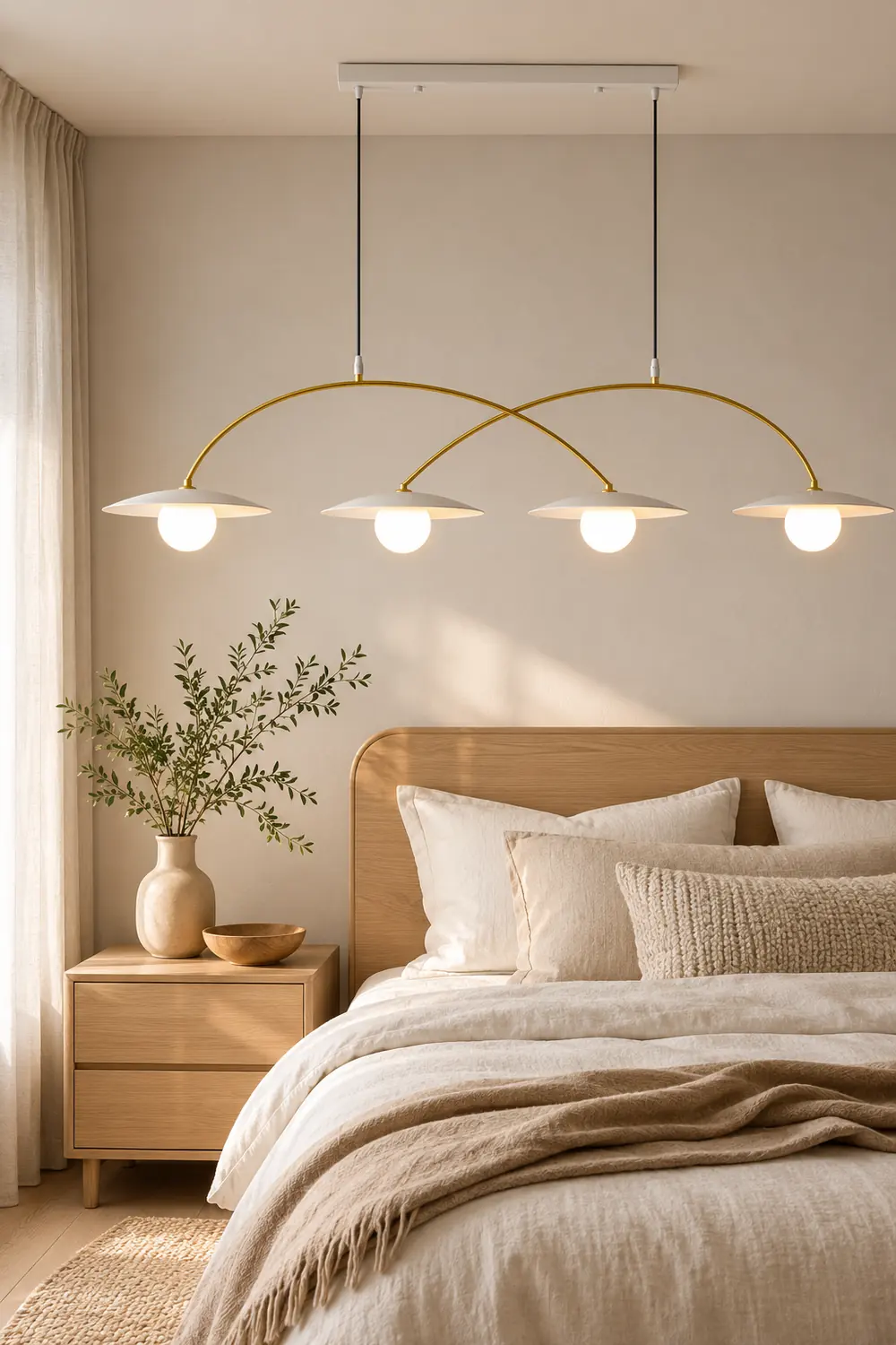 Carins Metal Cluster Pendant Light, 31.5"/46.8" - Lumpaz
