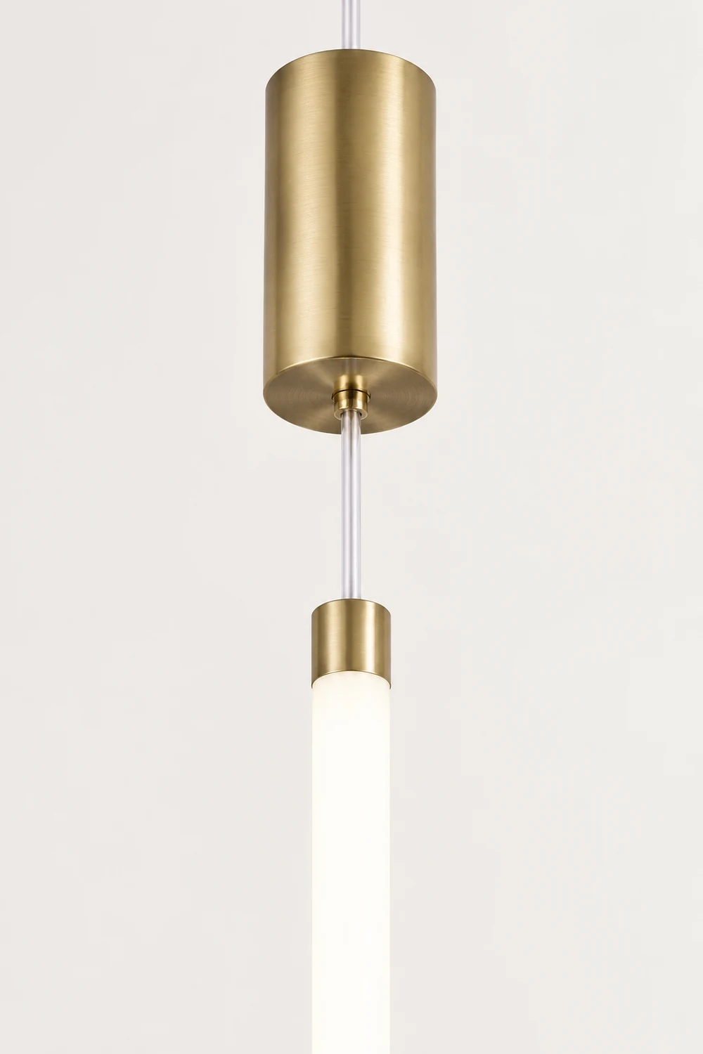 Edge Pendant Light Linear Modern/Minimalist, Acrylic, White, Living Room - Lumpaz