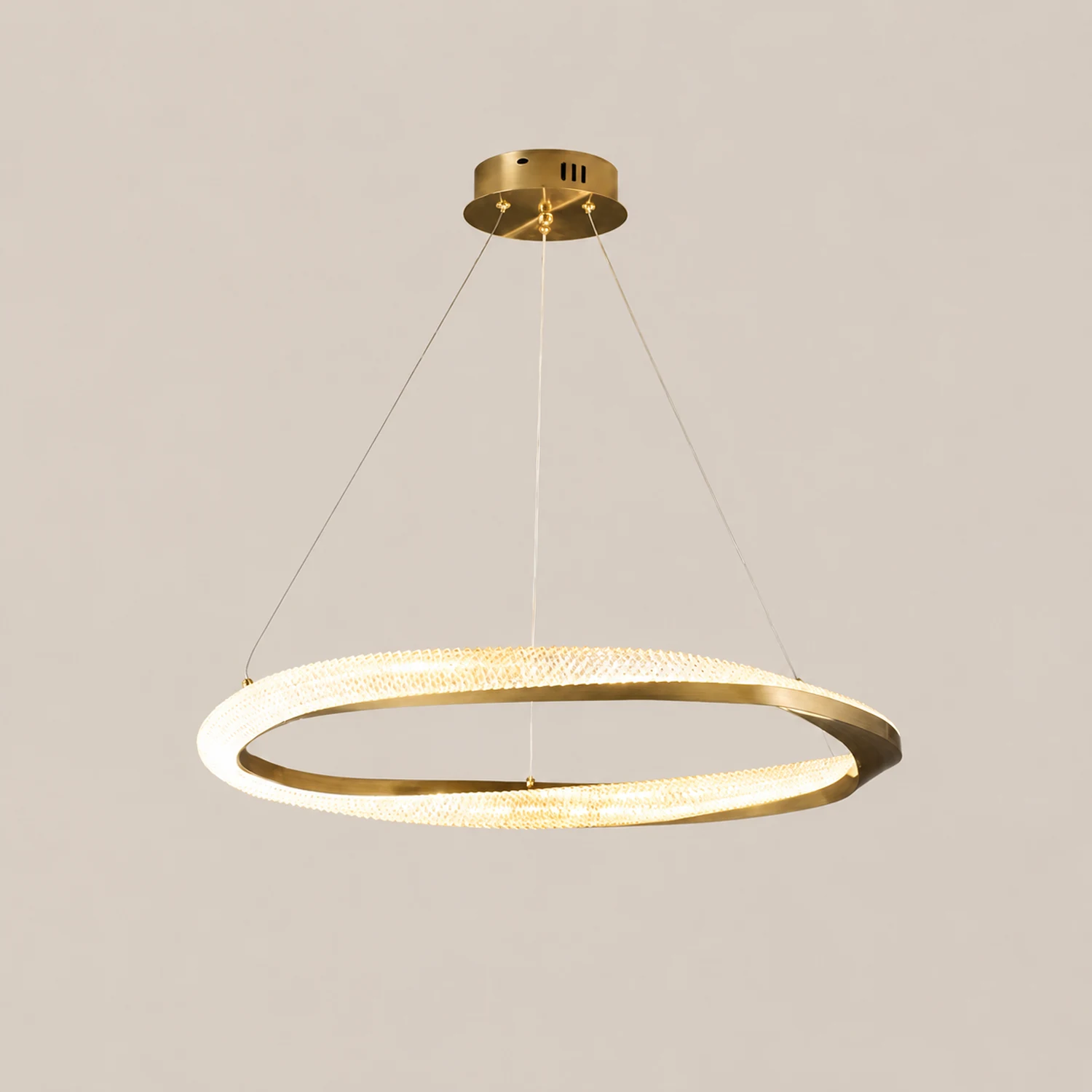 Kirsten Pendant Light, Aluminium & Arcylic, 1/2 Rings, 2 Color - Lumpaz