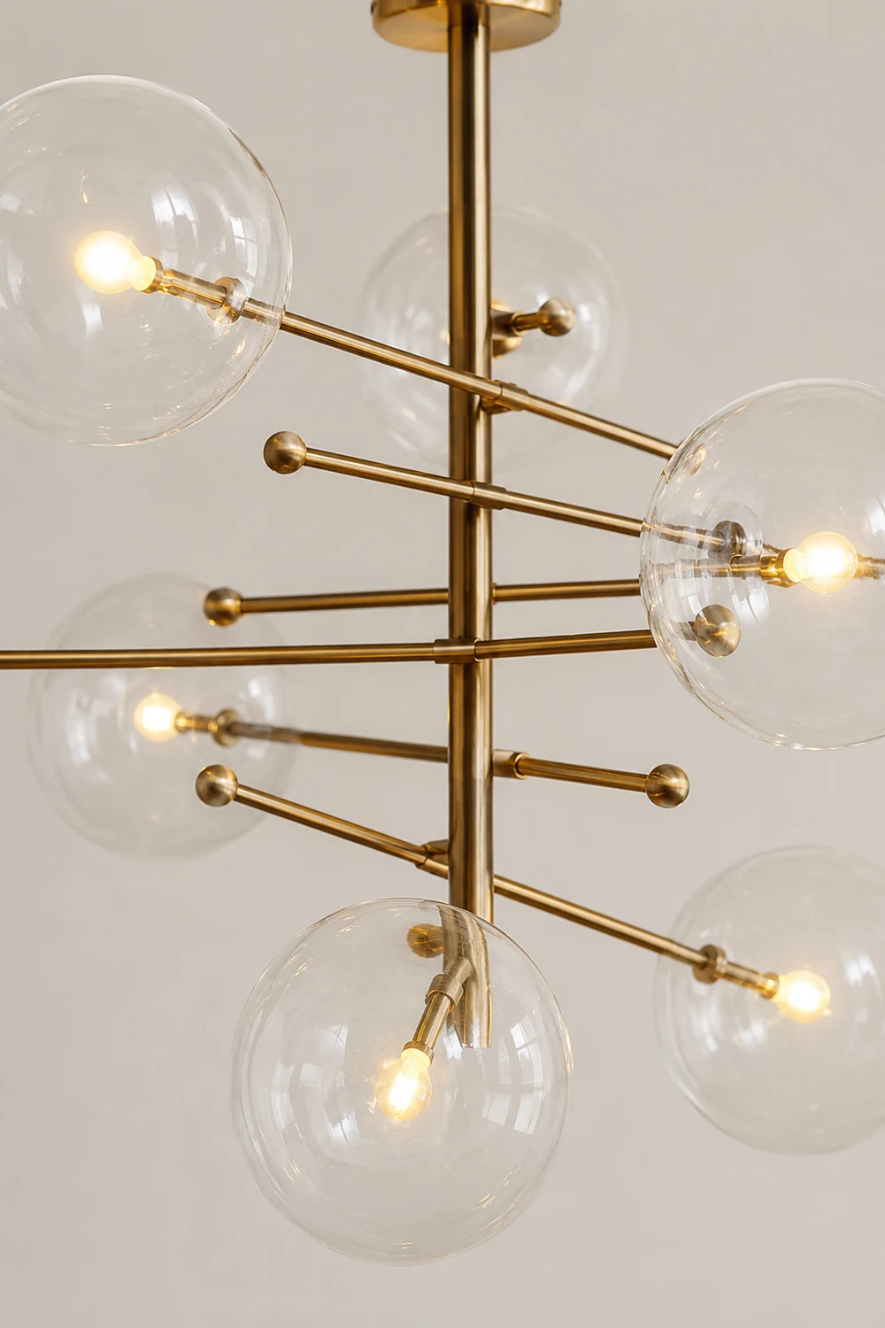 Valentina Modern Bubble  Pendant Light, Gold - Lumpaz