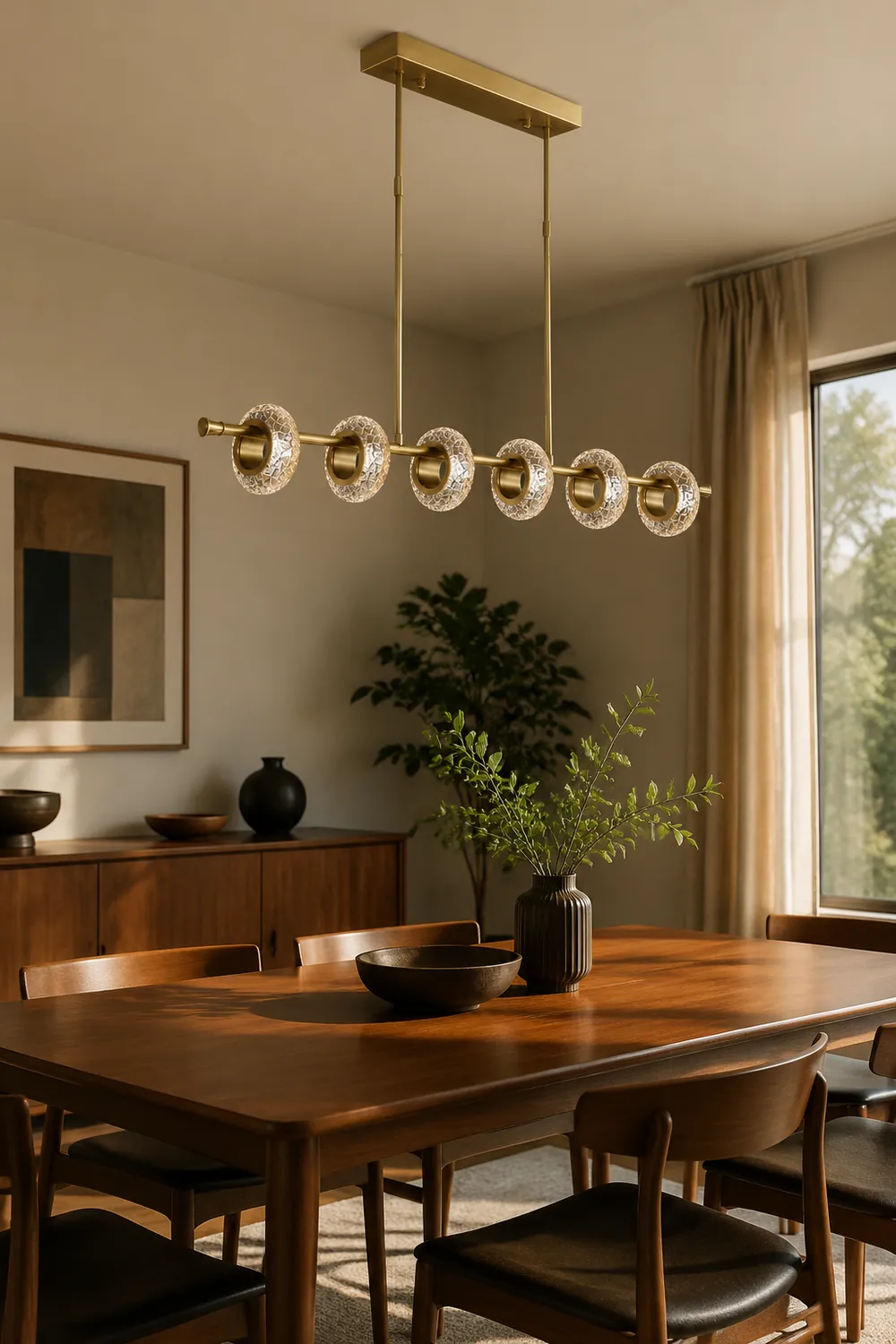 Marilyn Modern Luxury metal/Glass Pendant Light, Gold - Lumpaz