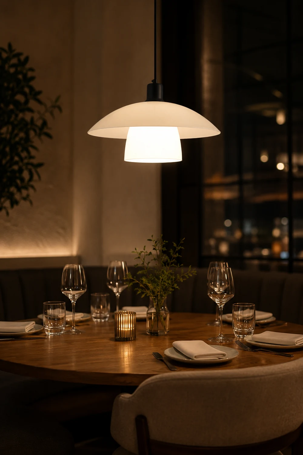 Carins White Pendant Light - Lumpaz