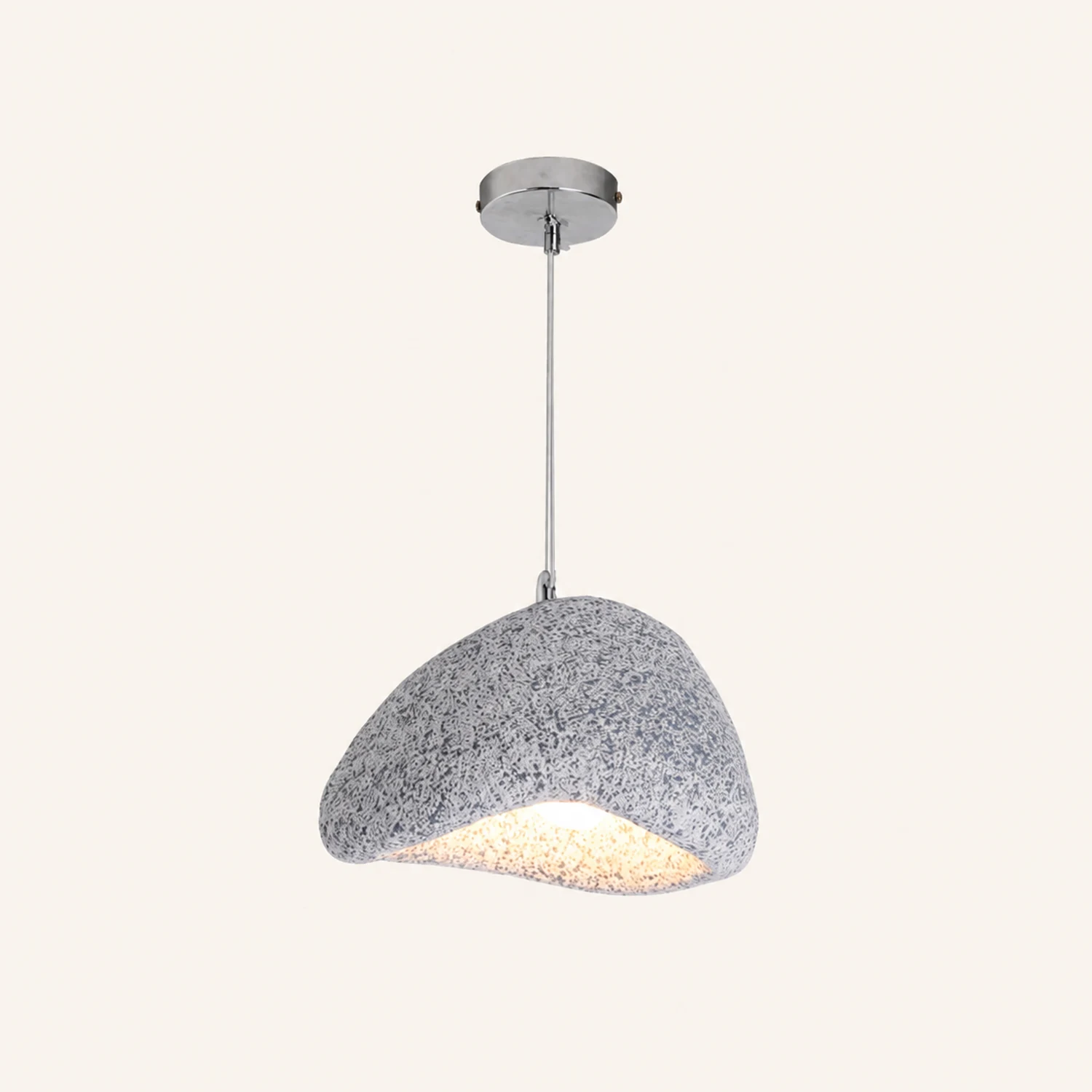 Byers Wabi Sabi Bread Shape Resin Pendant Light, Resin, 4 Color - Lumpaz