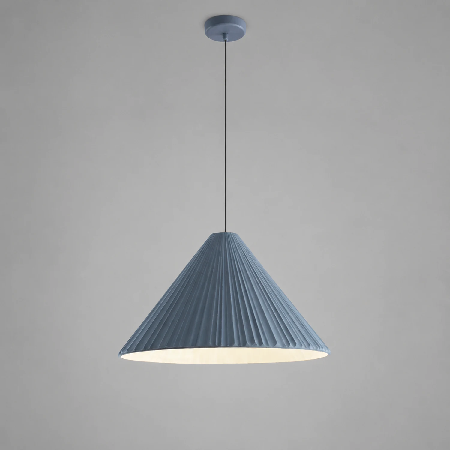 Cairns Modern Nordic Triangle Metal/Resin Pendant Light, White/Pink/Blue - Lumpaz