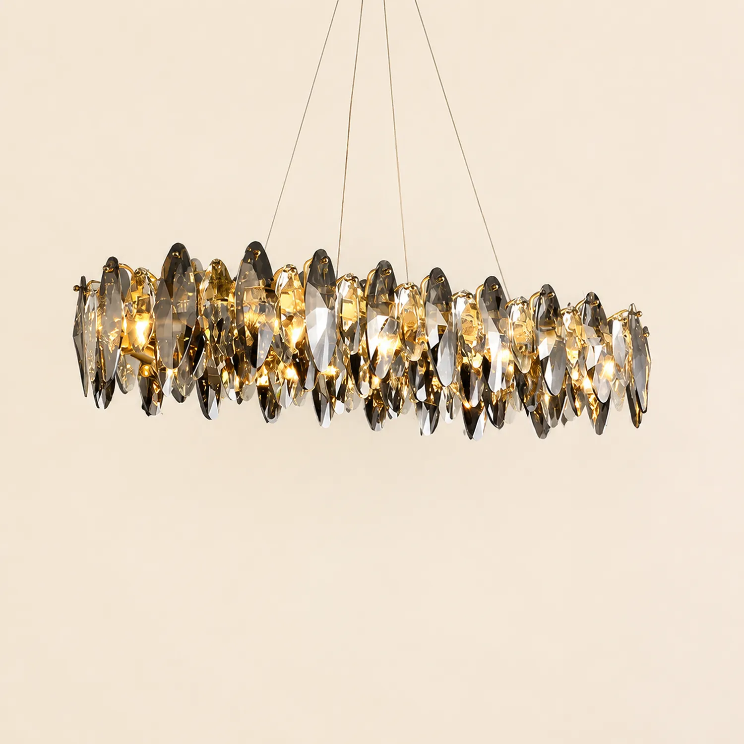 Marilyn Modern Annular Metal Pendant Light,Gold - Lumpaz