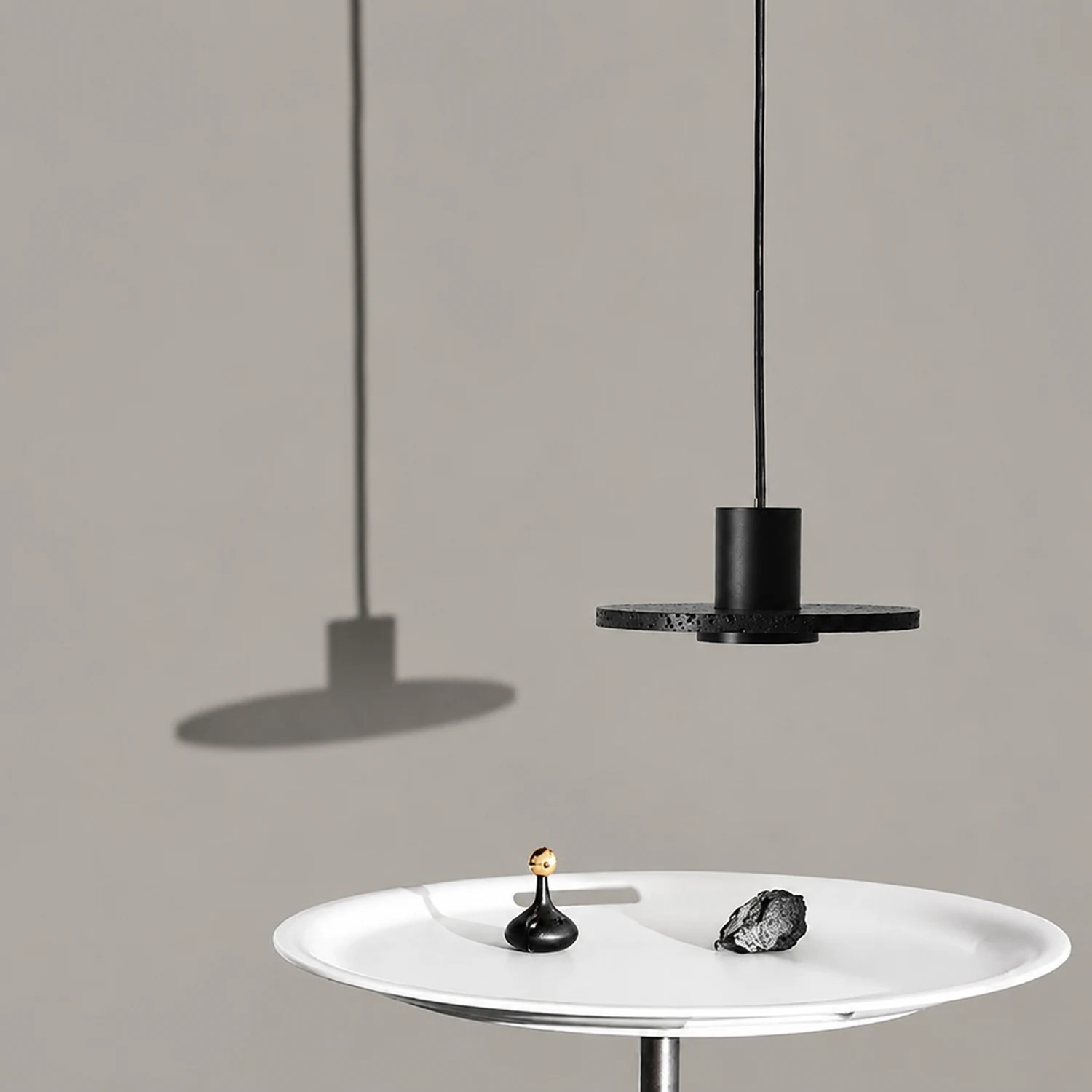 Zaid Black Designer Post-Modern Pendant Light - Lumpaz