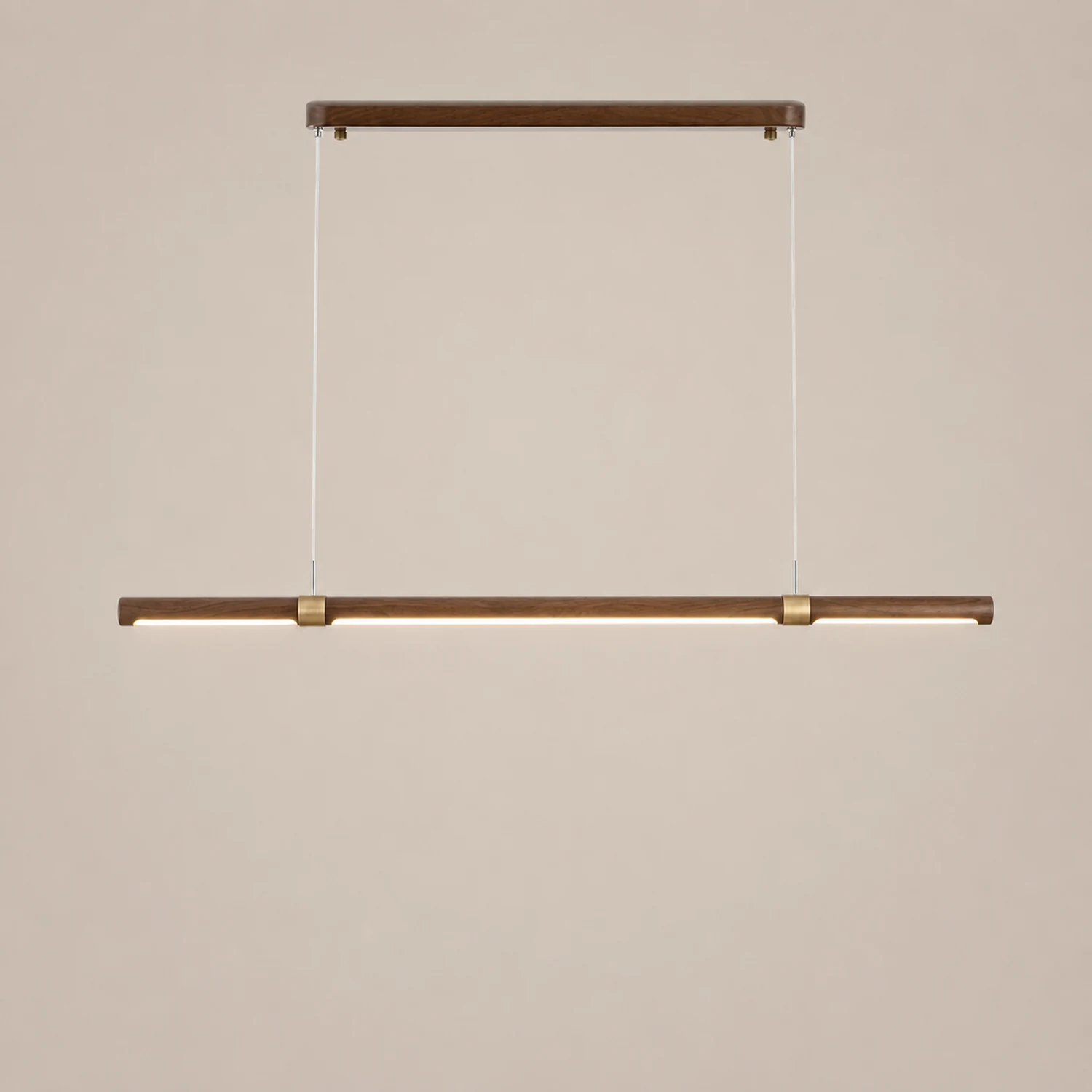 Ozawa Modern Minimalist Pendant Light, Metal Water Transfer Wood - Lumpaz