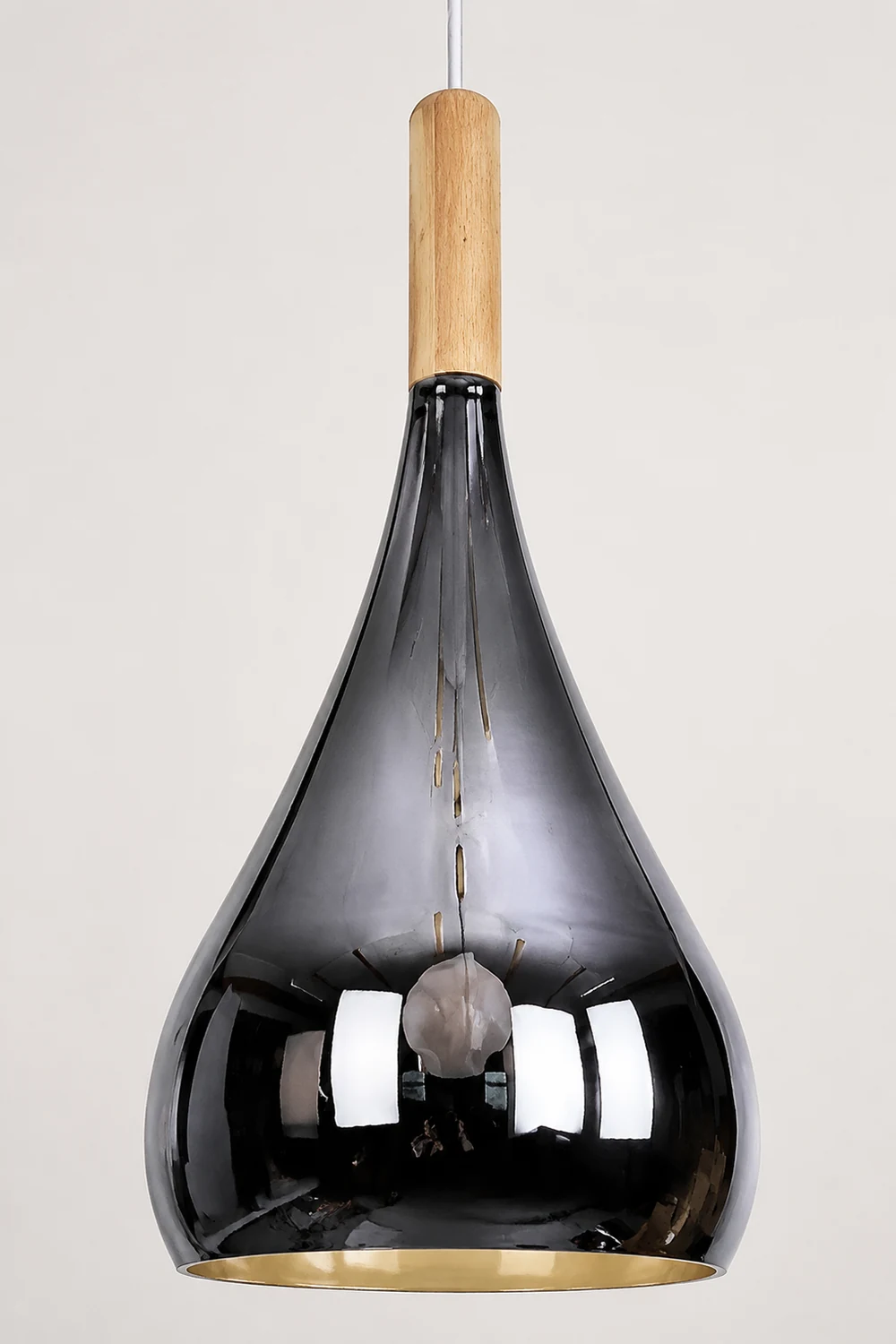 Avi Pendant Light Teardrop Modern, Metal, Rose Gold/Chrome, Kitchen Islands - Lumpaz