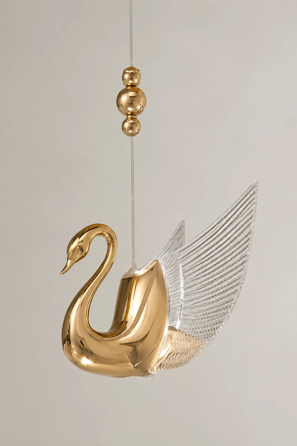 Kady Modern Creative Swan Pendant Light, 2 Color - Lumpaz