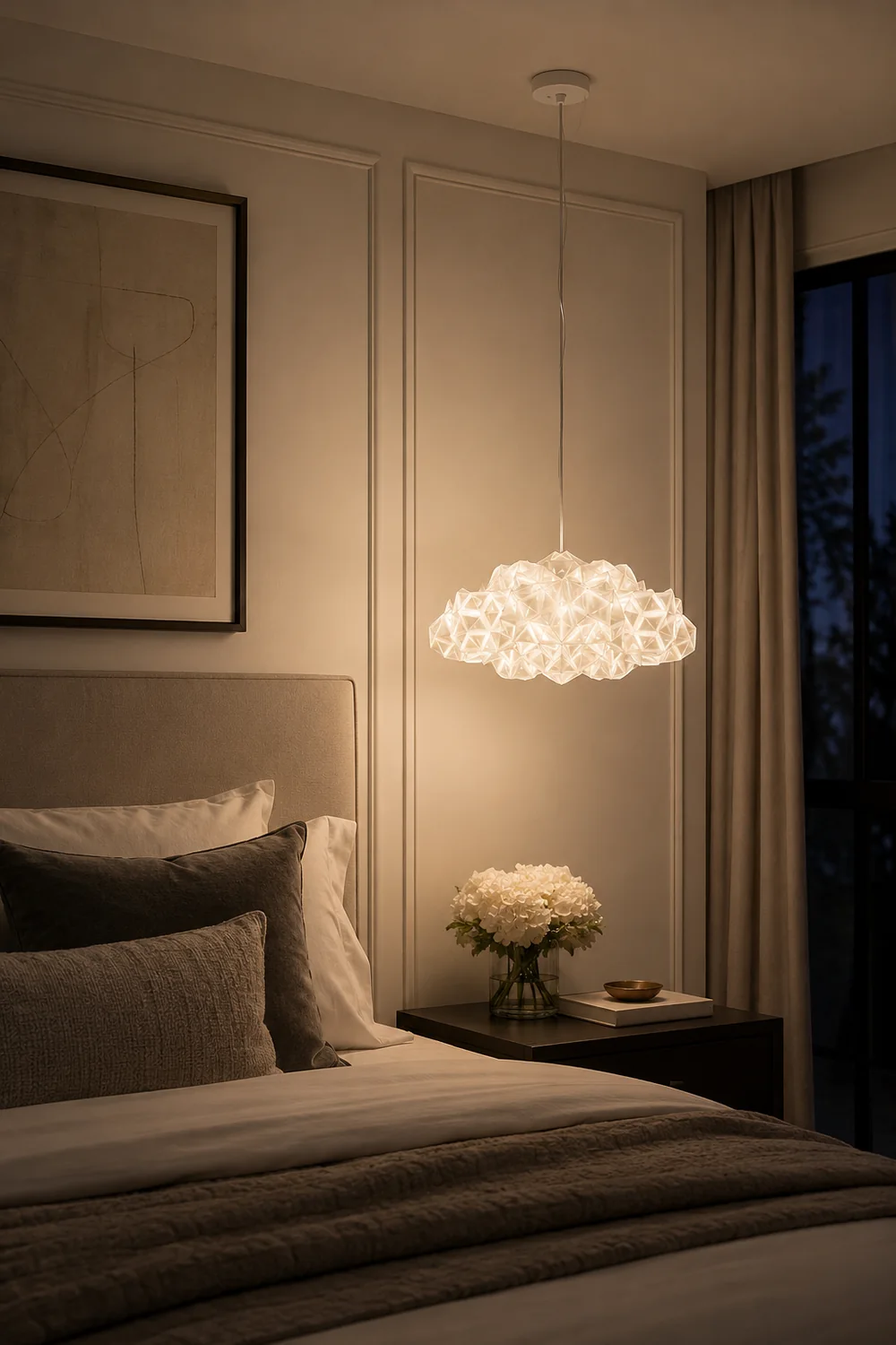 Bella Designer Modern Acrylic Pendant - Lumpaz